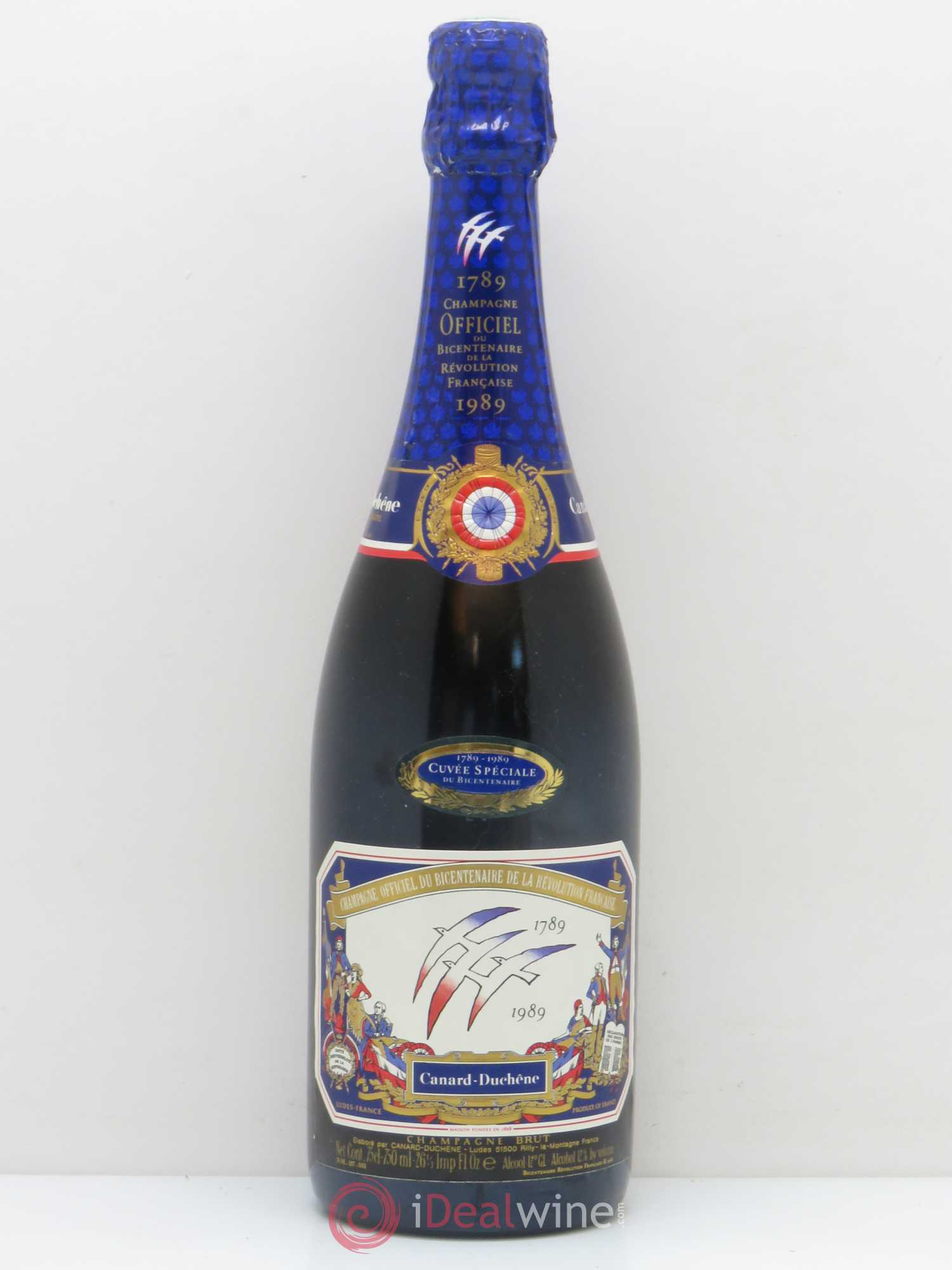 Champagne Canard-Duchêne cuvée spéciale bicentenaire de la révolution française 1989 - Lot of 1 bottle - 0