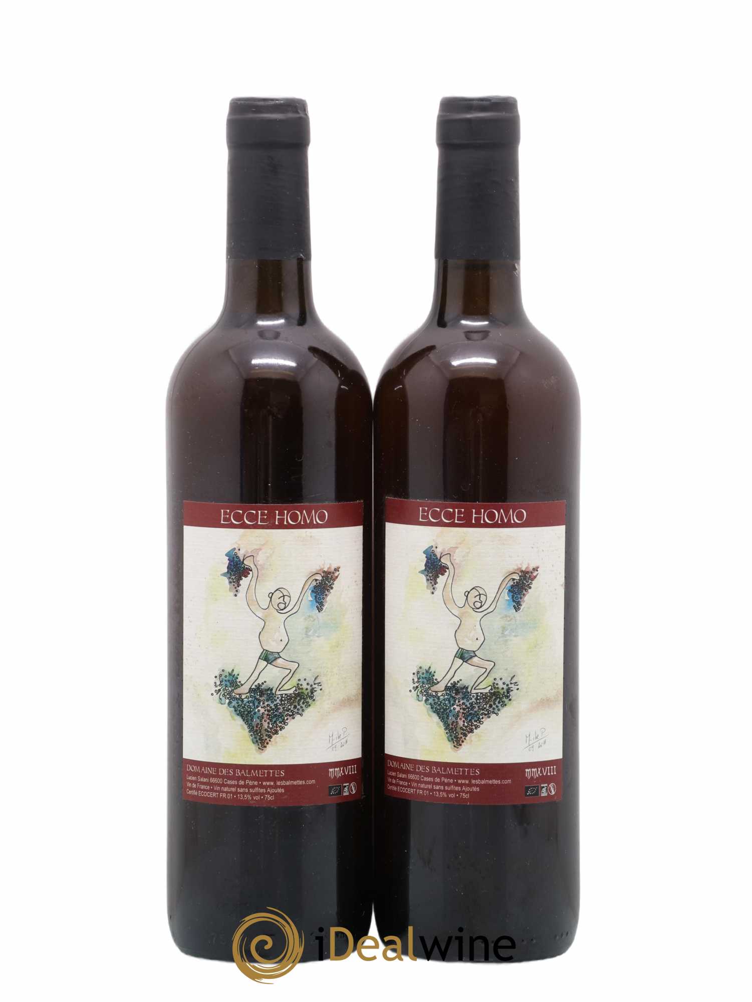 Vin de France Ecce Homo Domaine des Balmettes  2018 - Lot de 2 bouteilles - 0