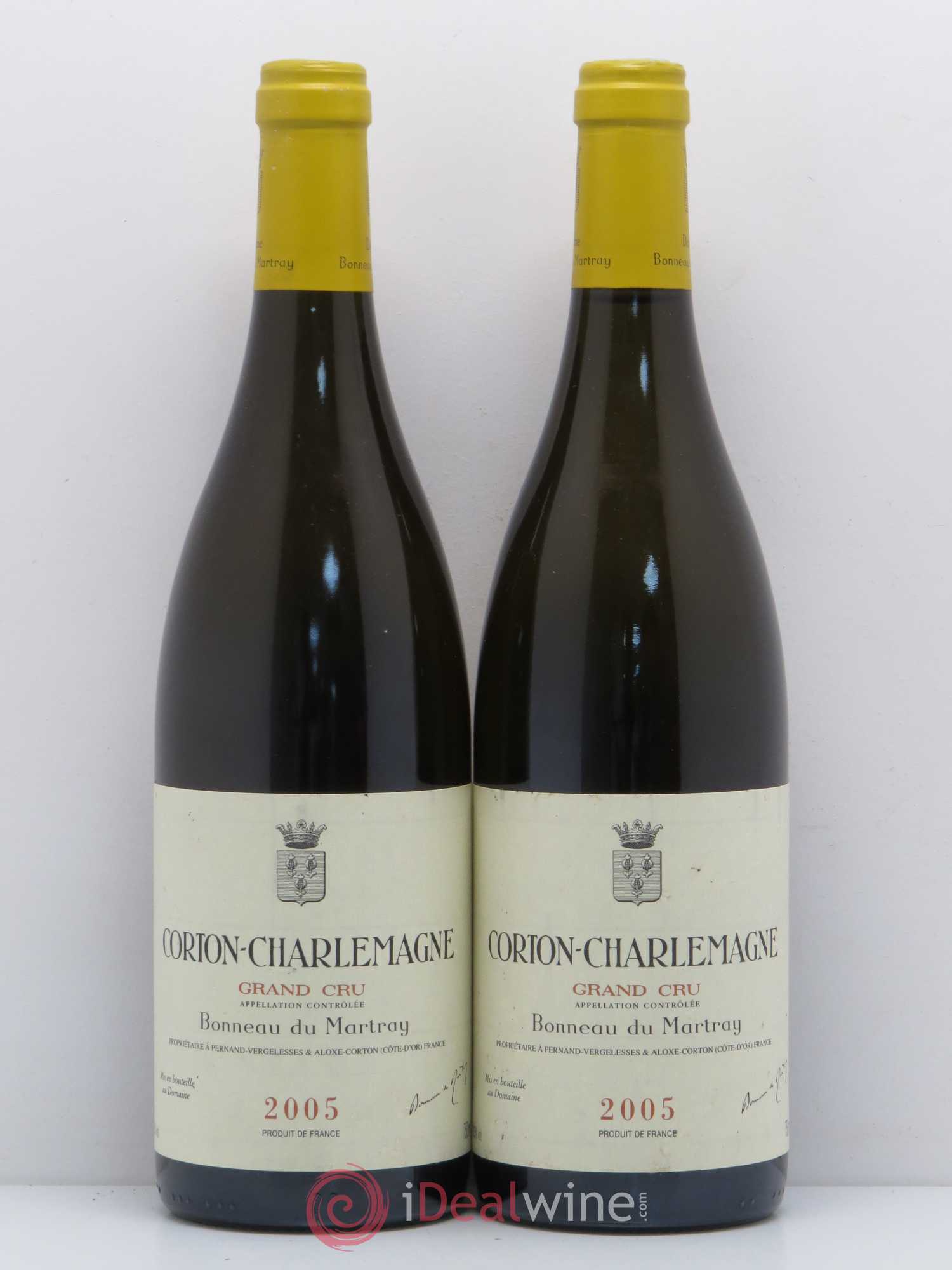 Corton-Charlemagne Grand Cru Bonneau du Martray (Domaine) 2005 - Lot of 2 bottles - 0