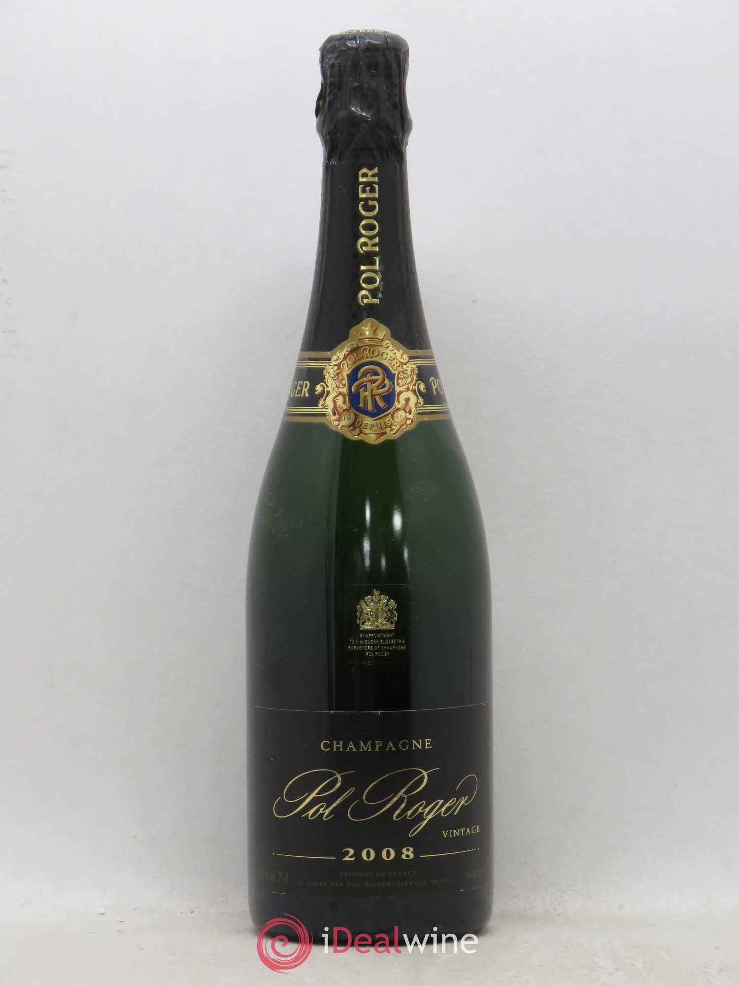 Brut Vintage Pol Roger 2008 - Lot of 1 bottle - 0