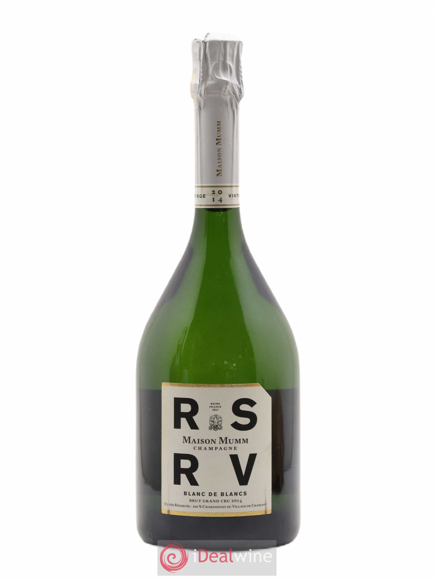 Champagne RS RV Maison Mumm Blanc de Blancs - Lot de 1 bouteille - 0