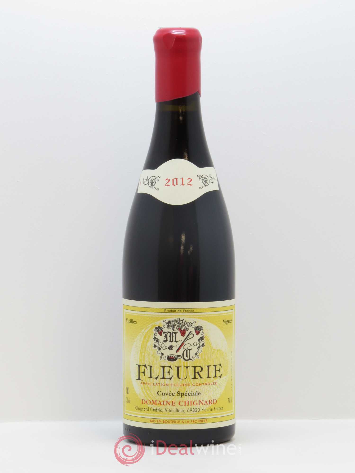 Fleurie Cuvée Spéciale Vieilles Vignes Chignard (Domaine) 2012 - Lot de 1 bouteille - 0