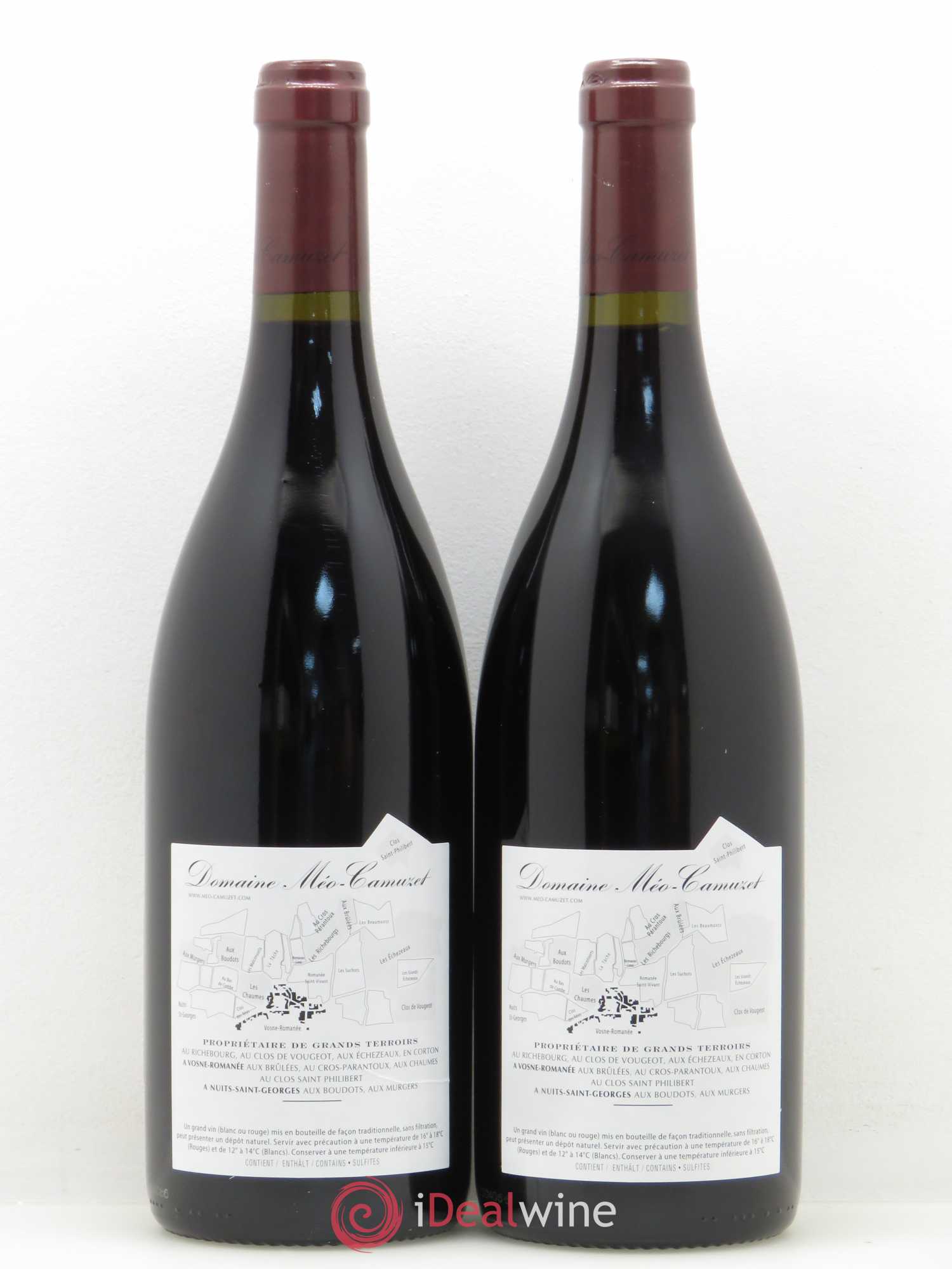 Vosne-Romanée 1er Cru Les Chaumes Méo-Camuzet (Domaine) 2015 - Lot de 2 bouteilles - 1