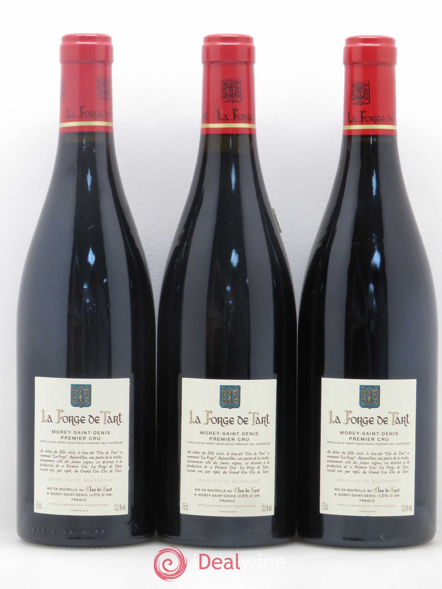 Morey Saint-Denis 1er Cru La Forge de Tart Mommessin 2008 - Lot of 3 bottles - 1