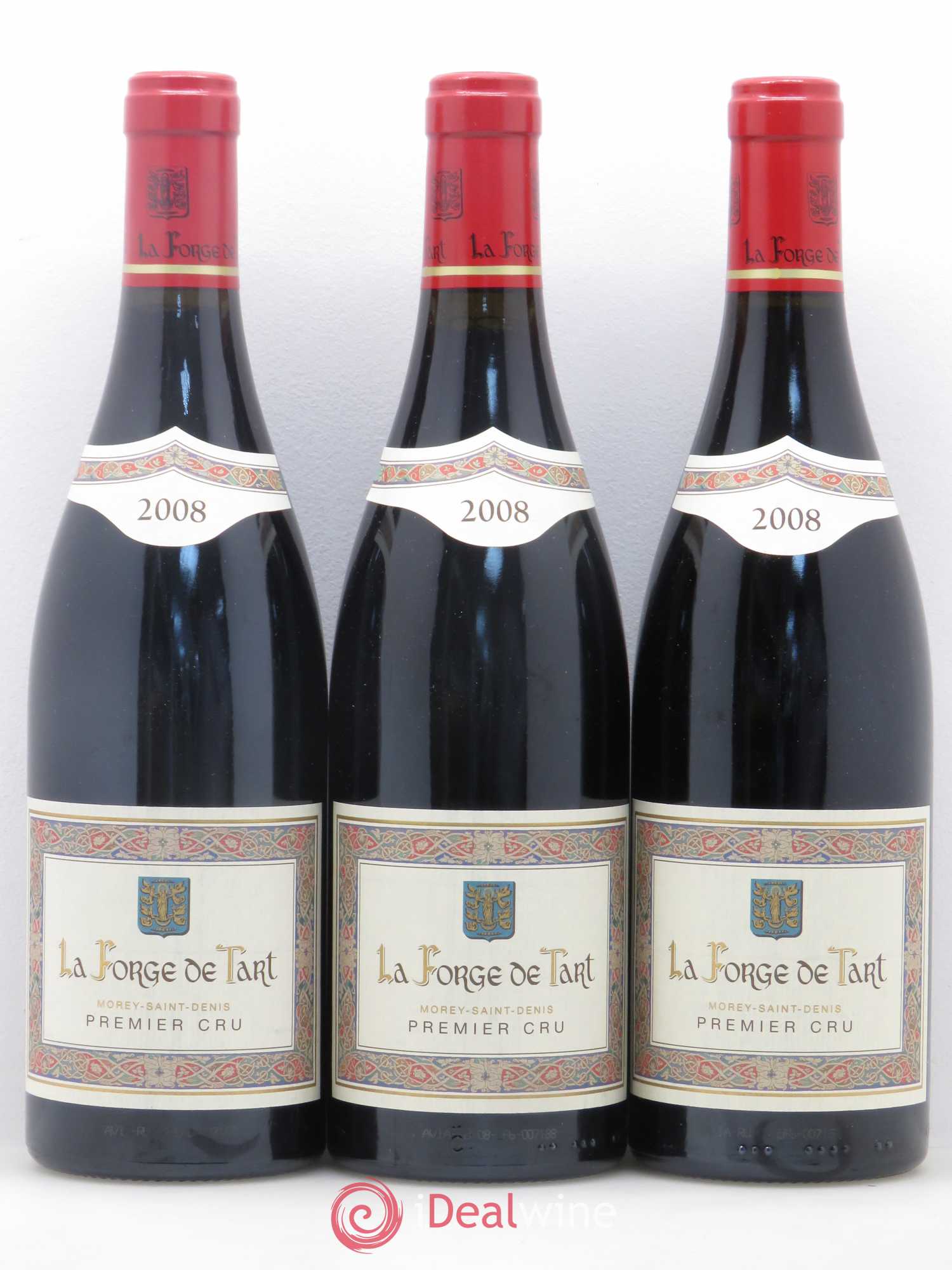 Morey Saint-Denis 1er Cru La Forge de Tart Mommessin 2008 - Lot of 3 bottles - 0