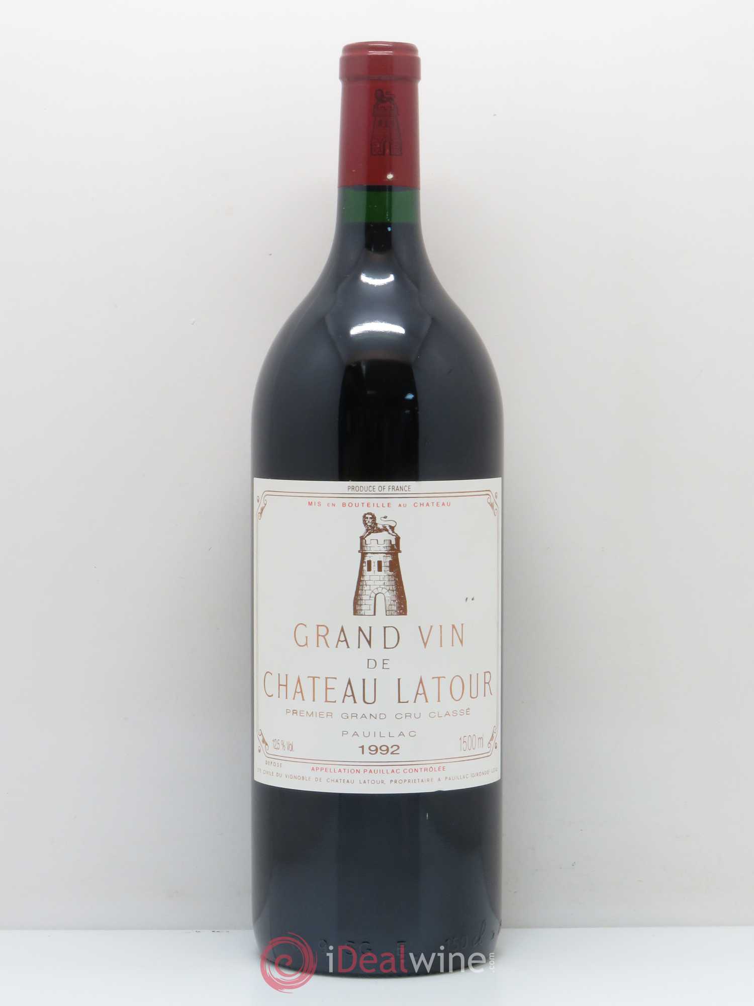 Château Latour 1er Grand Cru Classé 1992 - Lot de 1 magnum - 0