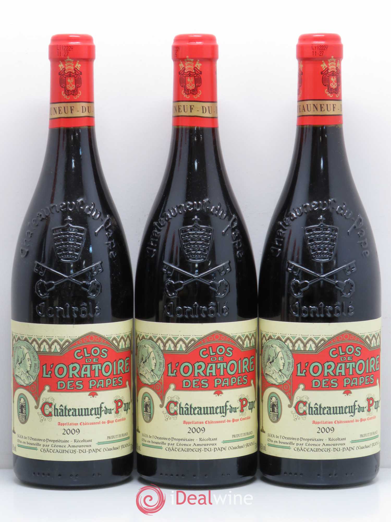 Châteauneuf-du-Pape Clos de l'Oratoire des Papes 2009 - Lot de 6 bouteilles - 1