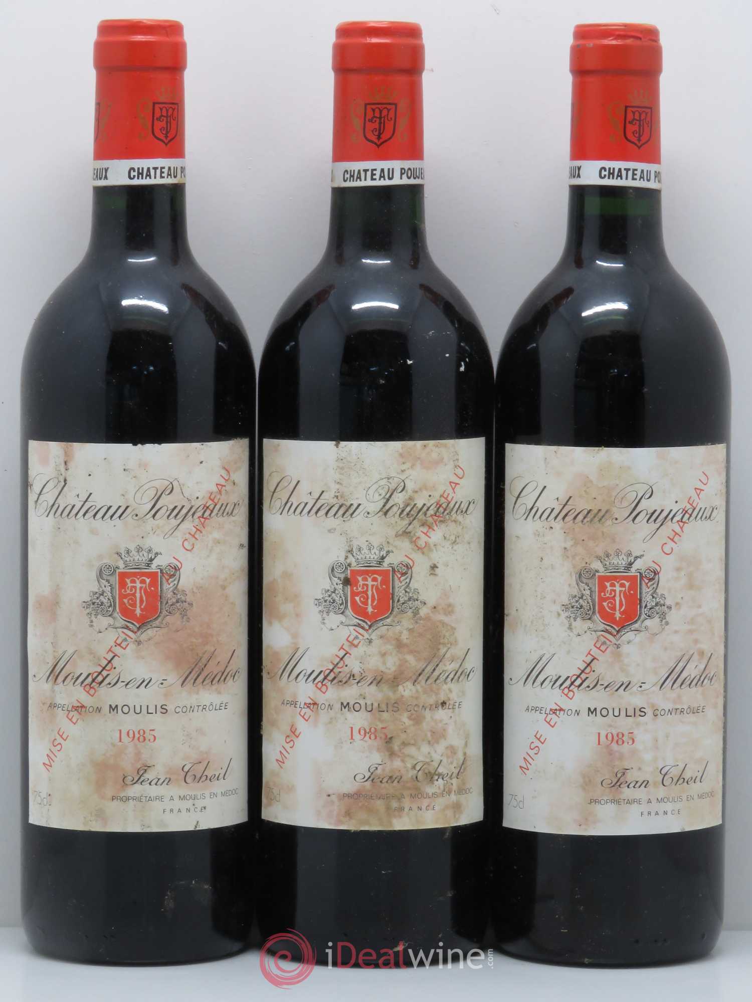 Château Poujeaux 1985 - Lot of 6 bottles - 1