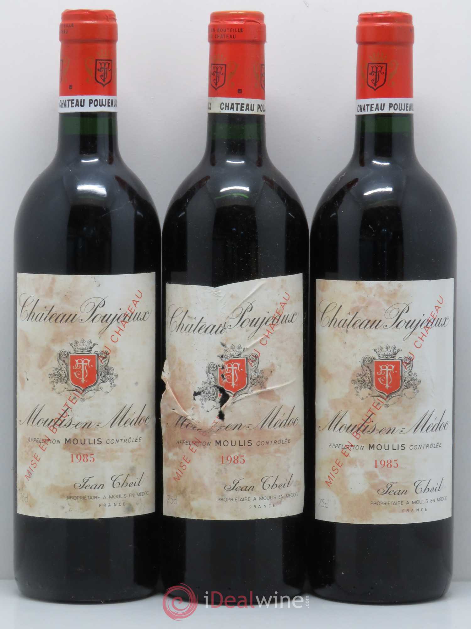 Château Poujeaux 1985 - Lot of 6 bottles - 2