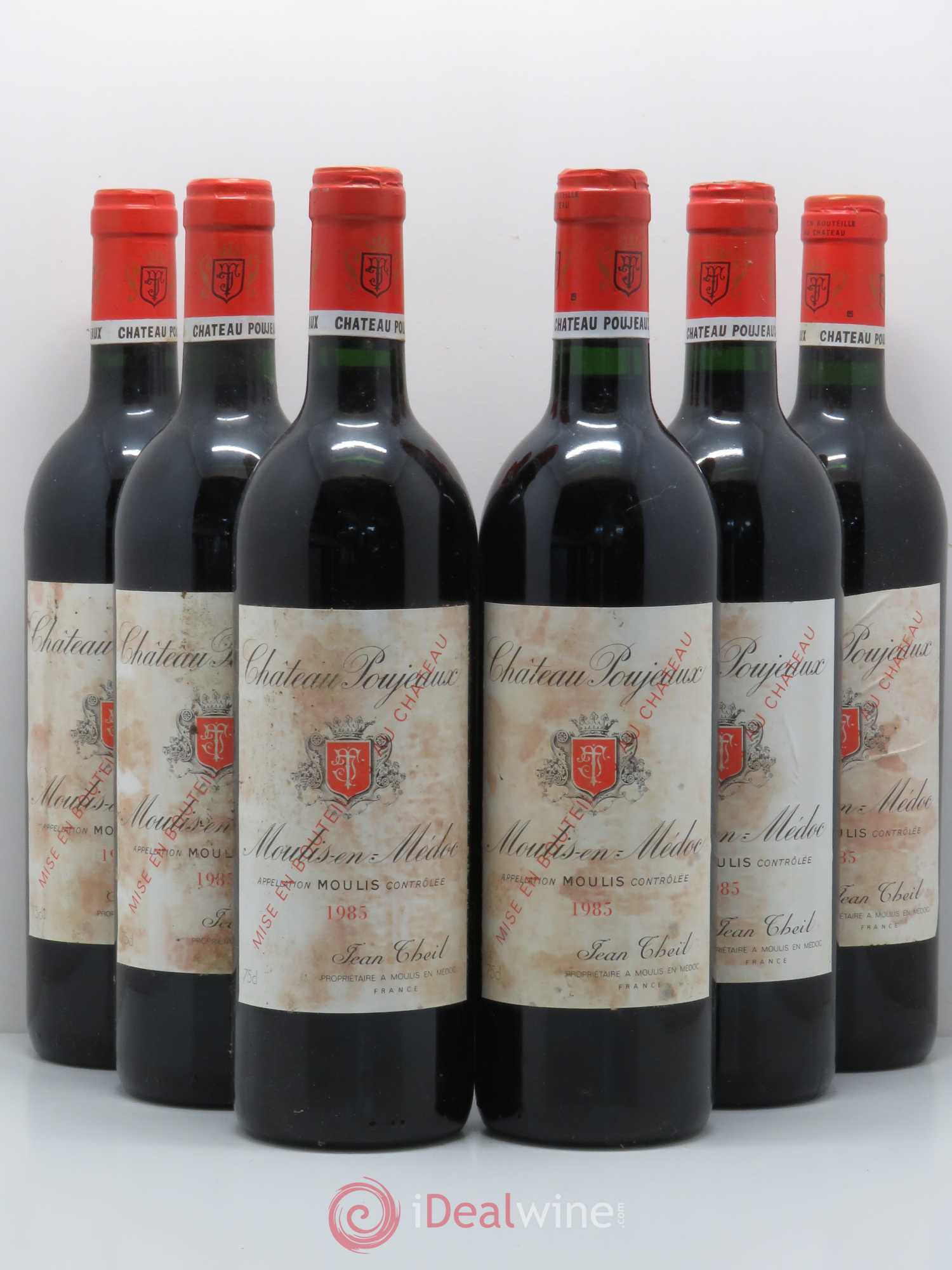 Château Poujeaux 1985 - Lot of 6 bottles - 0