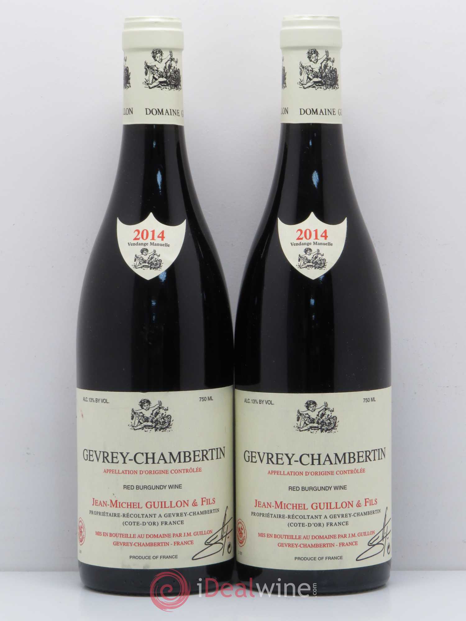 Gevrey-Chambertin Jean Michel Guillon 2014 - Lot de 2 bouteilles - 0