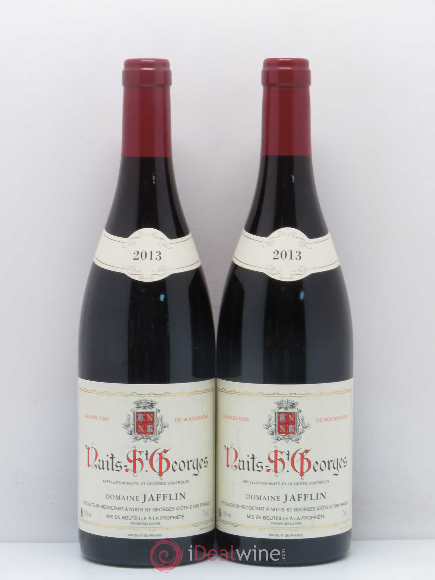 Nuits Saint-Georges Domaine Jafflin 2013 - Lot de 2 bouteilles - 0