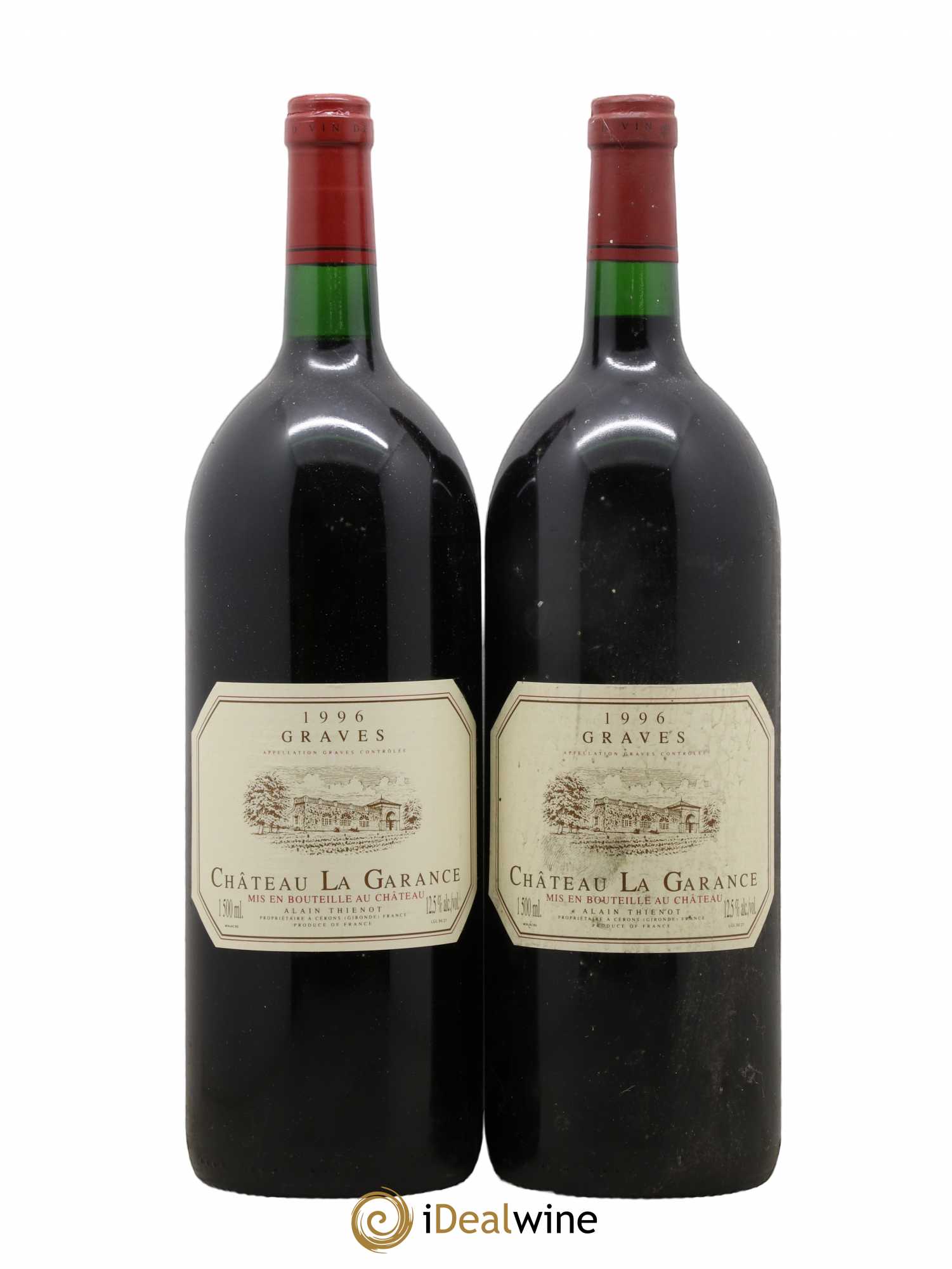 Graves Château La Garance 1996 - Lot de 2 magnums - 0