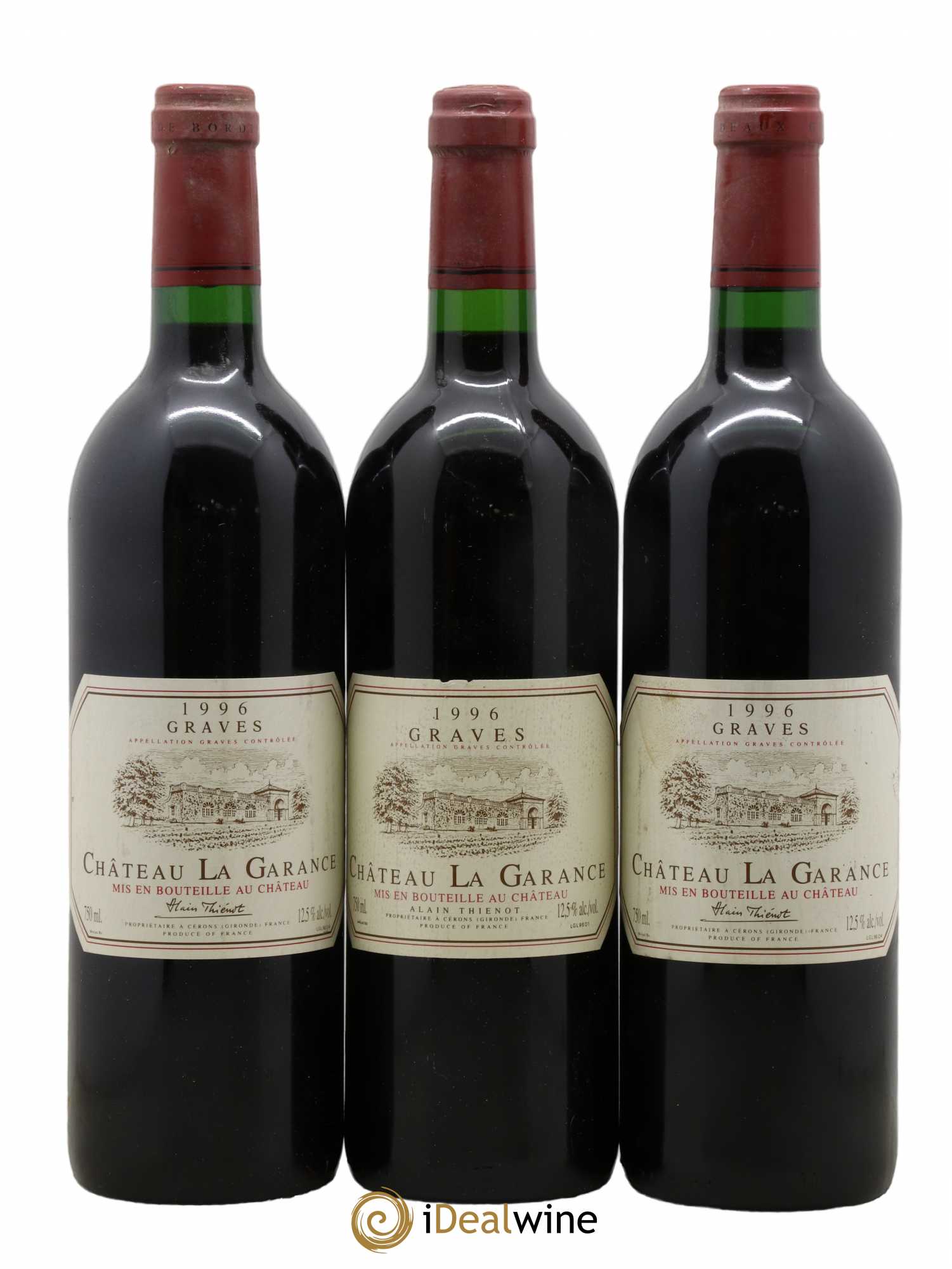 Graves Château La Garance 1996 - Lot of 6 bottles - 1