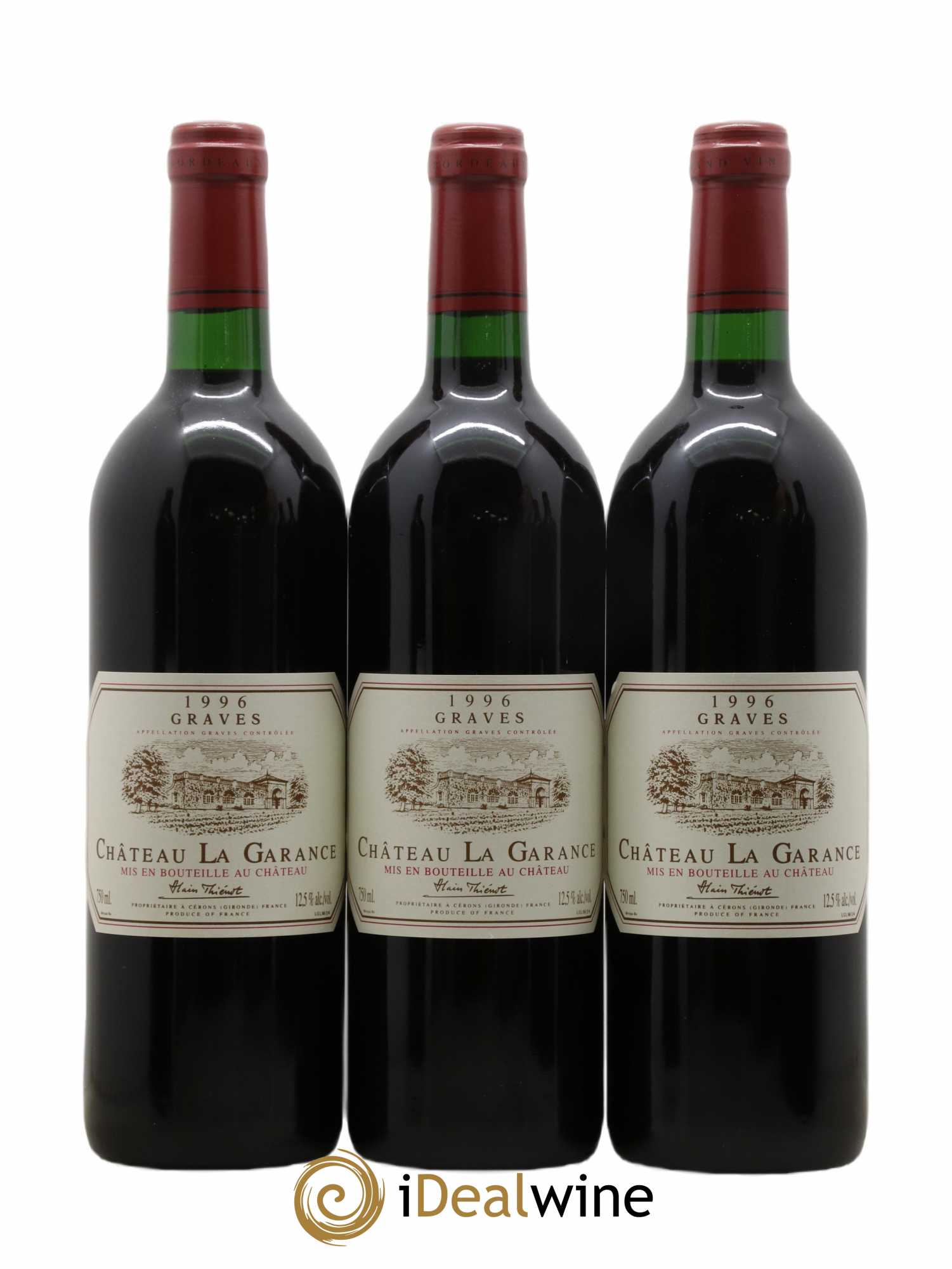 Graves Château La Garance 1996 - Lot de 6 bouteilles - 1