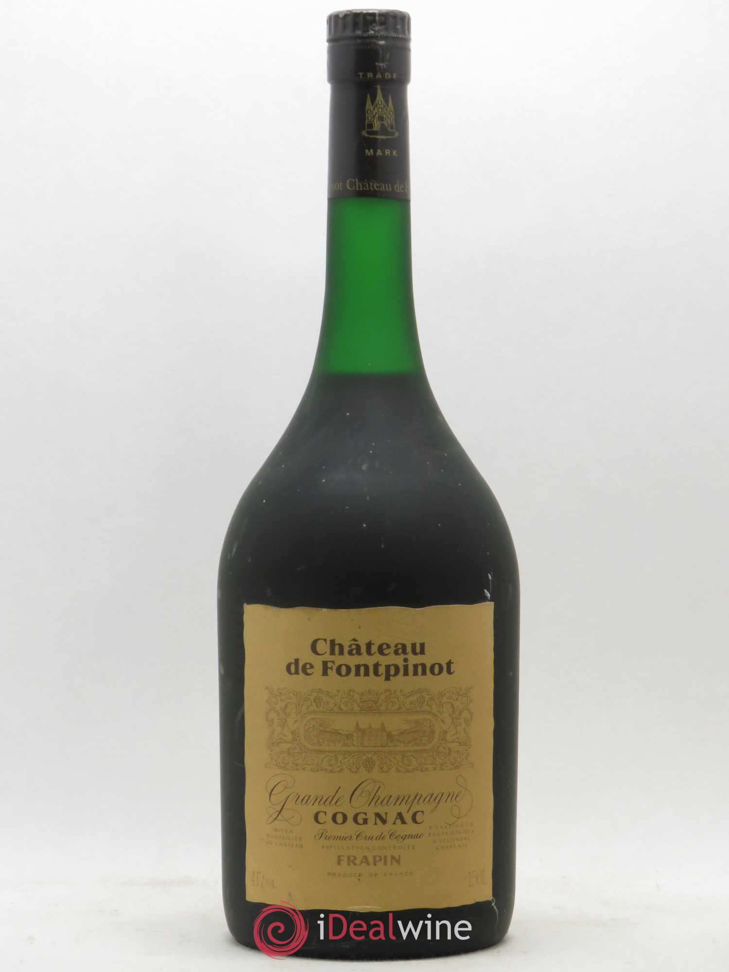 Cognac Château de Fontpinot Frapin Grande Champagne - Lot of 1 magnum - 0