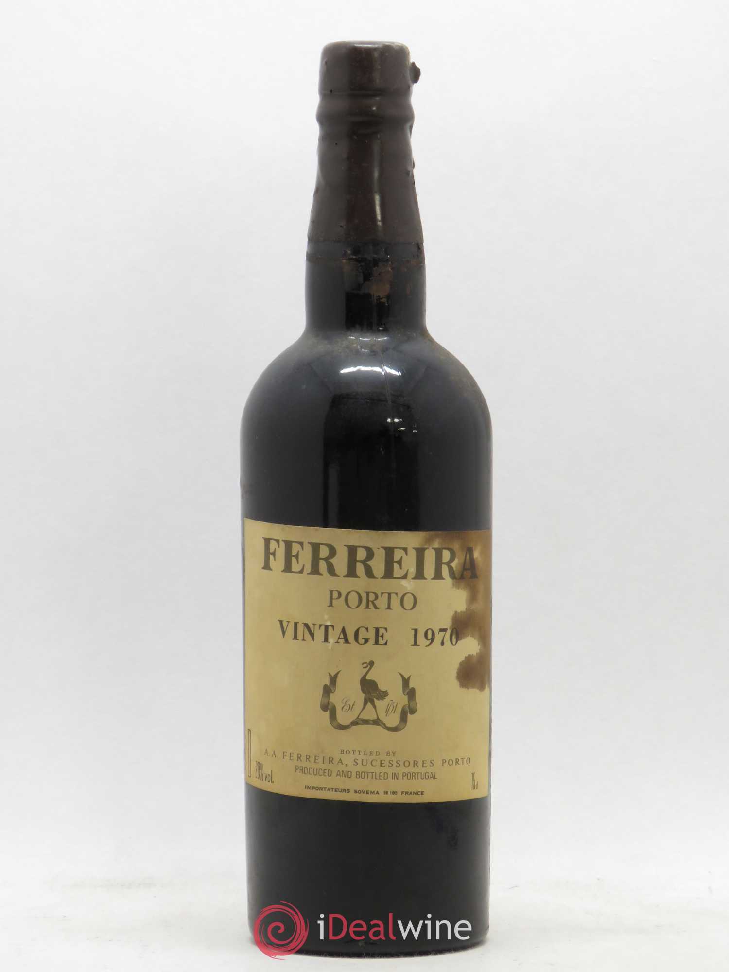 Porto Vintage Ferreira 1970 - Lot de 1 bouteille - 0