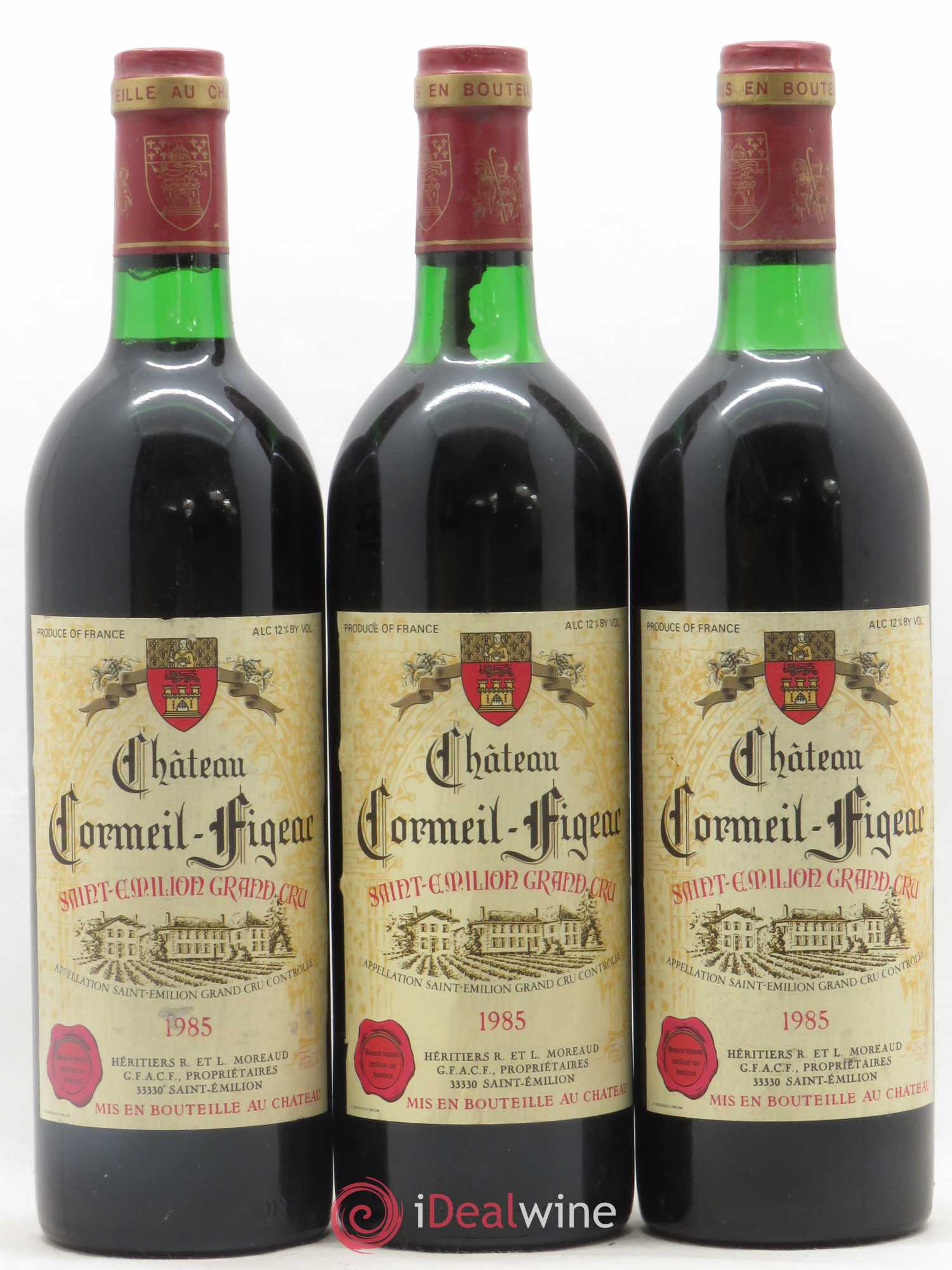 Château Cormeil Figeac 1985 - Lot of 6 bottles - 1