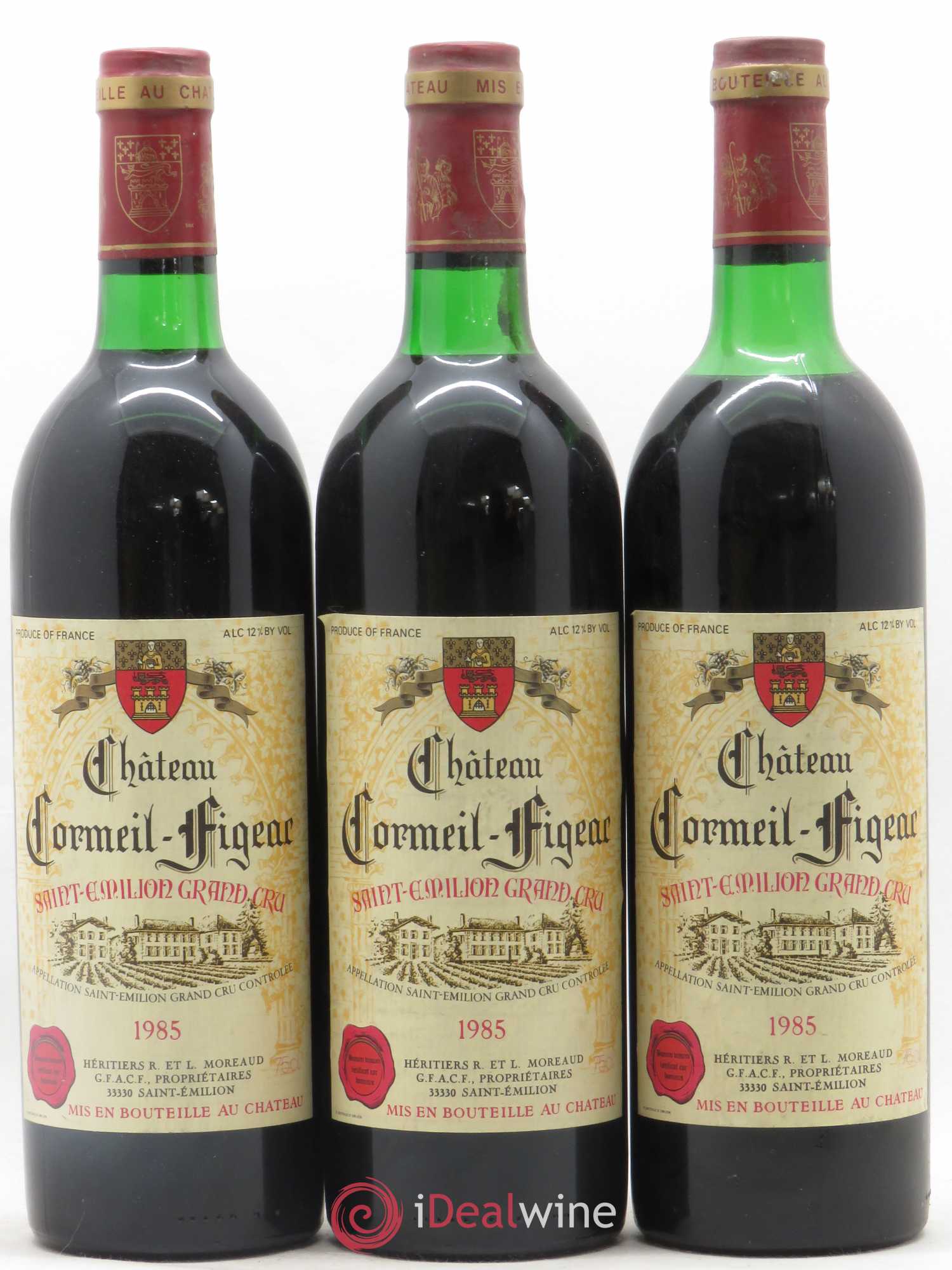 Château Cormeil Figeac 1985 - Lot of 6 bottles - 2