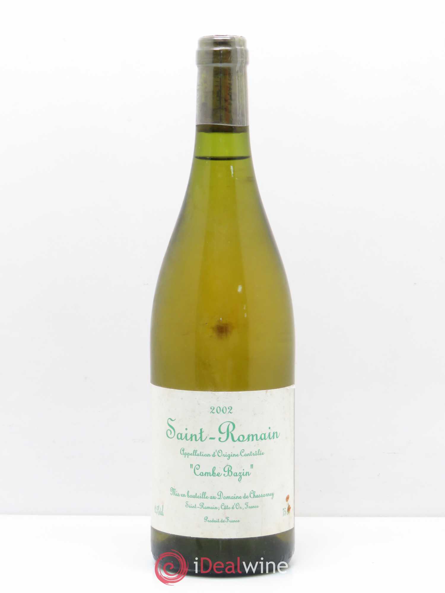 Saint-Romain Combe Bazin Domaine de Chassorney - Frédéric Cossard 2002 - Lot de 1 bouteille - 0