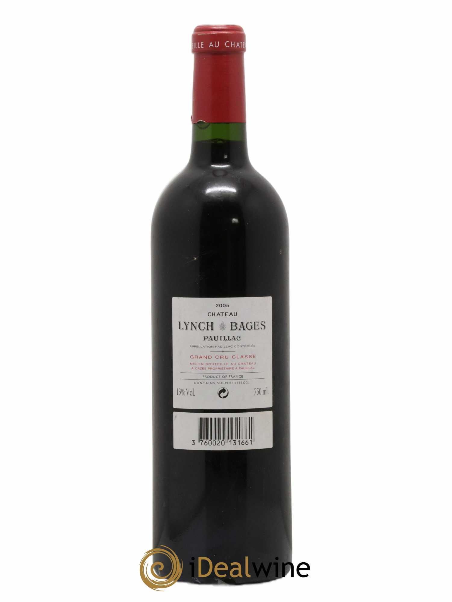 Château Lynch Bages 5ème Grand Cru Classé  2005 - Lot de 1 bouteille - 1