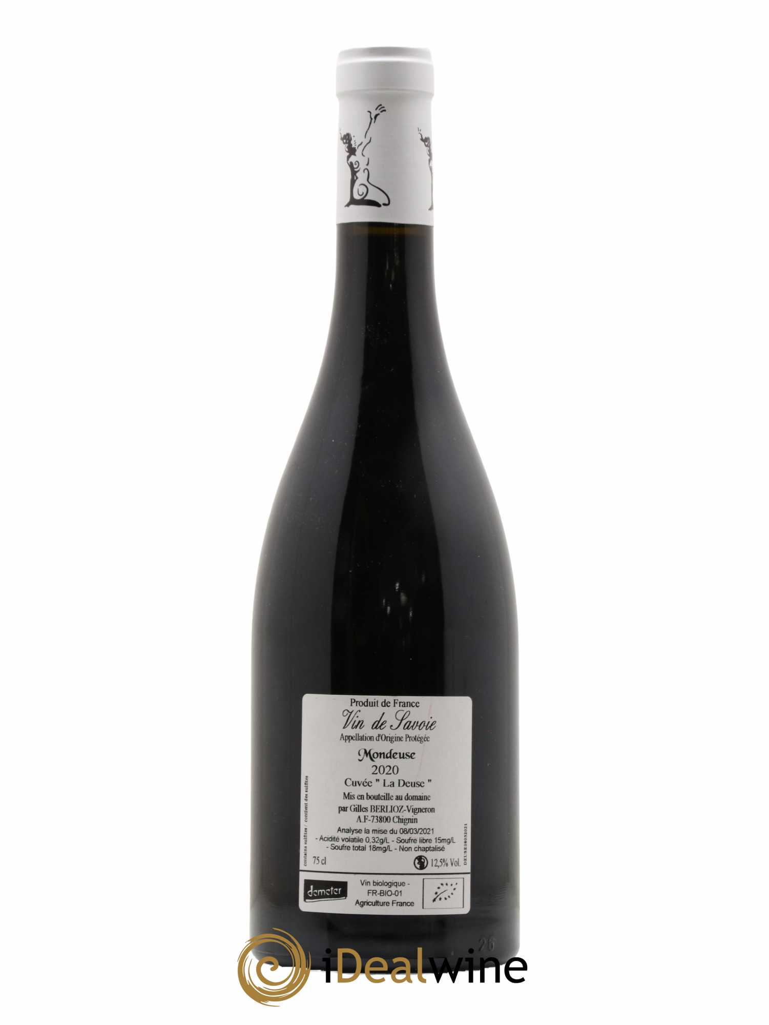 Vin de Savoie La Deuse Gilles Berlioz  2020 - Posten von 1 Flasche - 1