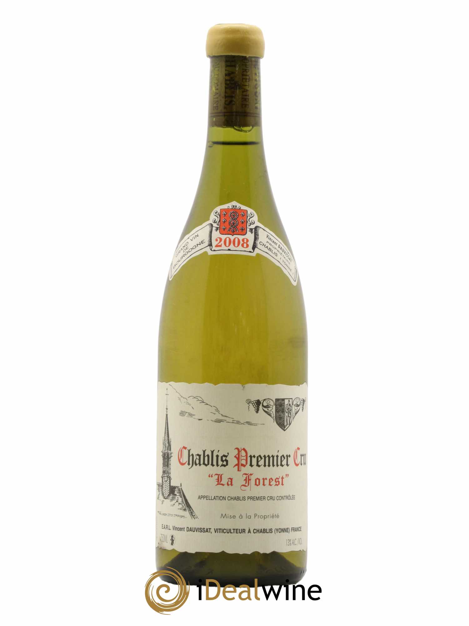 Chablis 1er Cru La Forest Vincent Dauvissat (Domaine)  2008 - Lot of 1 bottle - 0