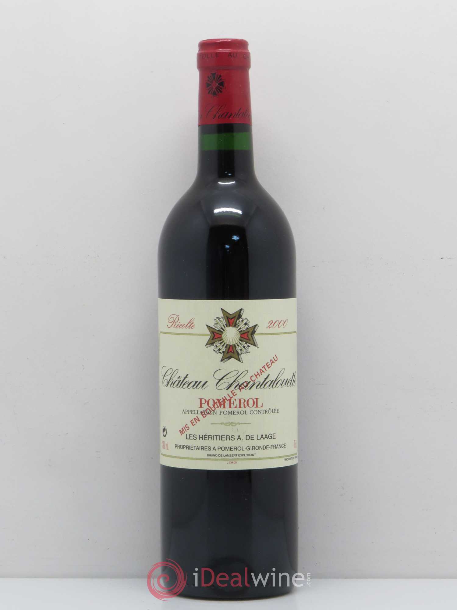 Pomerol Château Chantalouette 2000 - Lot de 1 bouteille - 0