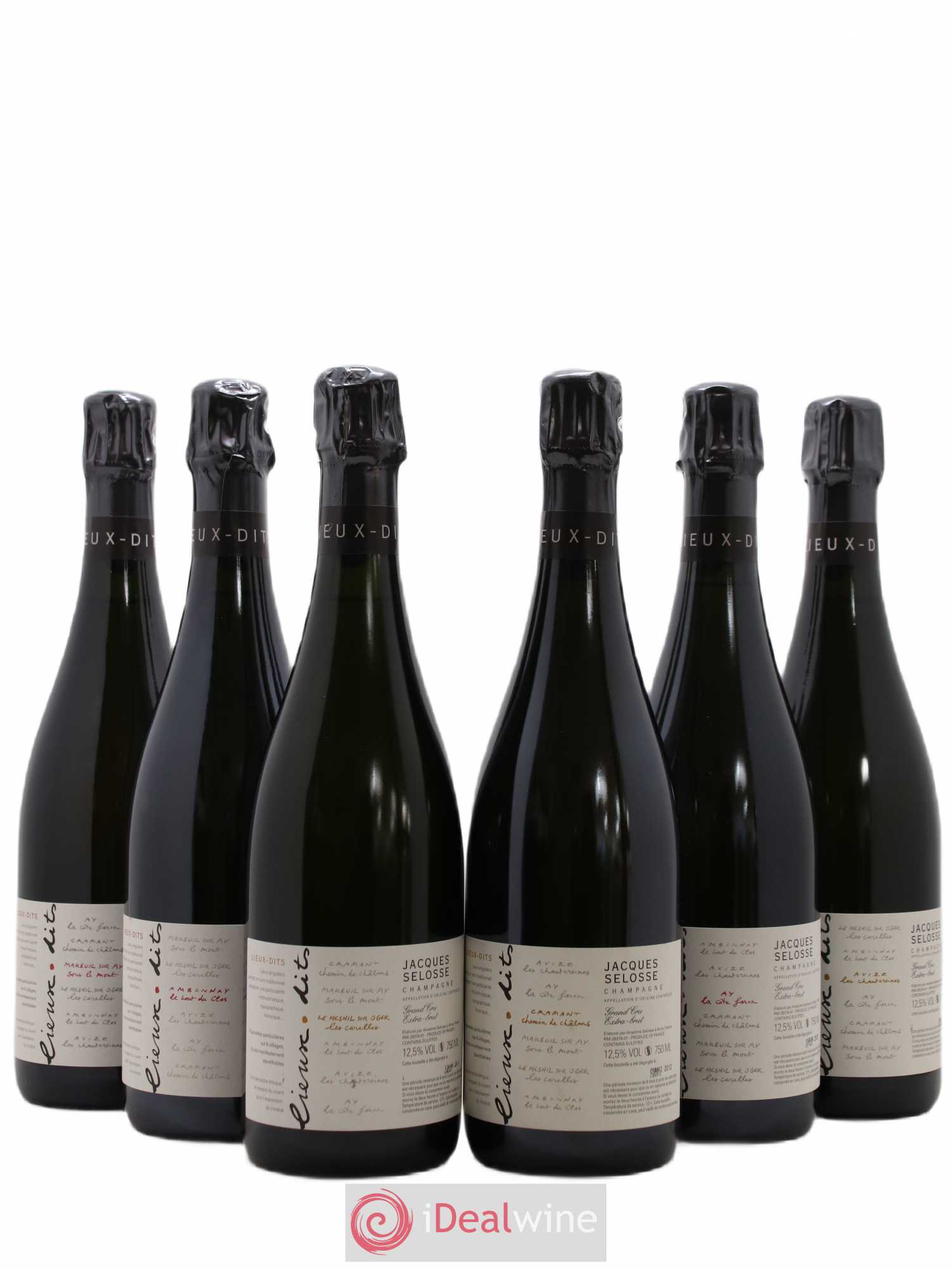 Caisse Collection Lieux-dits Jacques Selosse - Lot de 6 bouteilles - 0