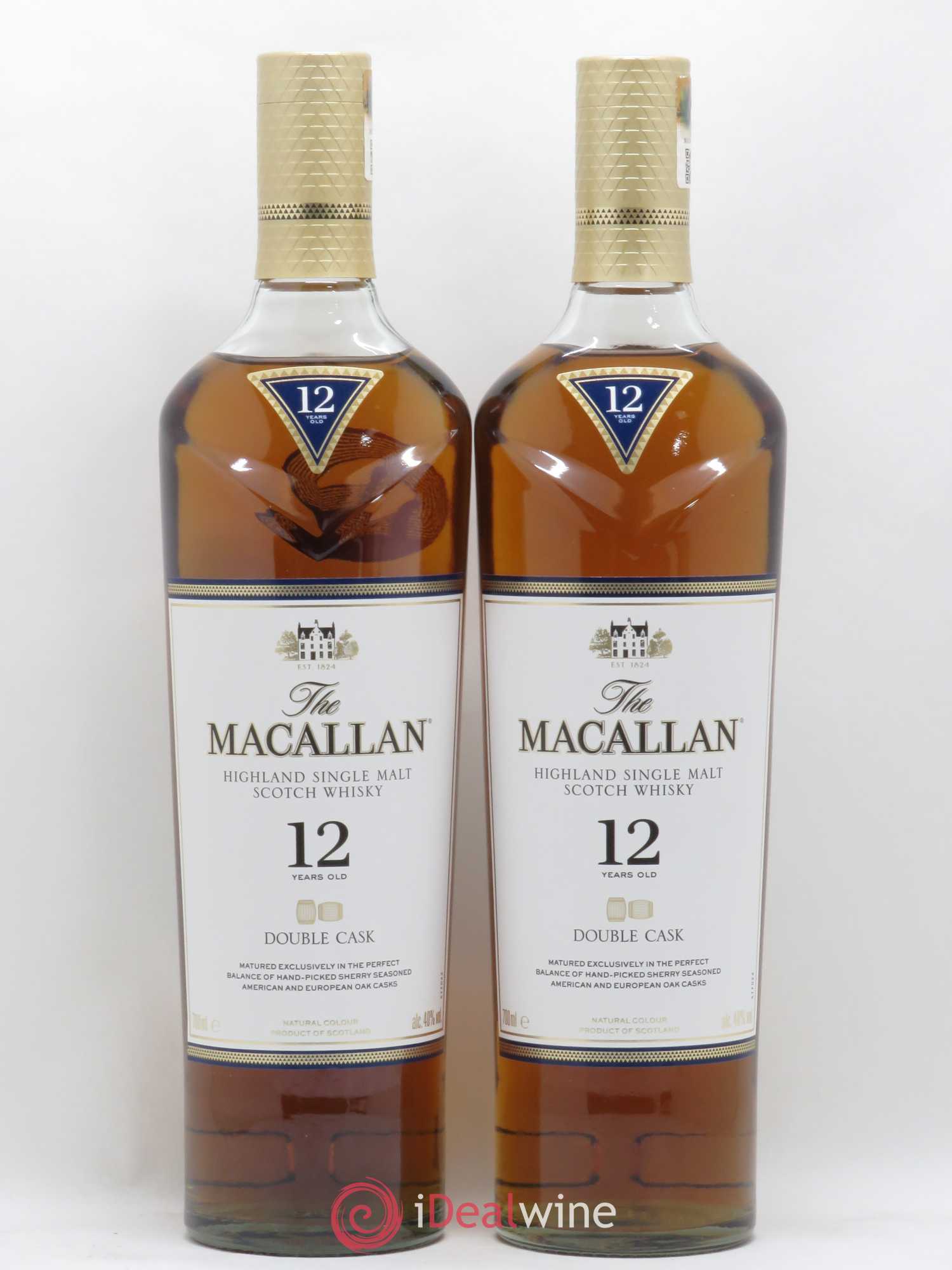 Whisky The Macallan 12 Years Old Double Cask Honey Citrus Ginger - Lot of 2 bottles - 0