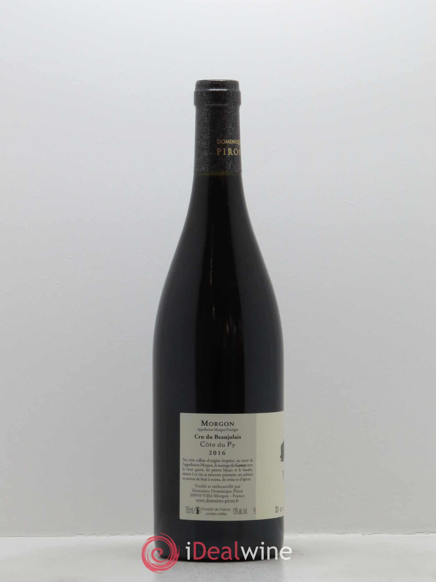 Morgon Côte du Py Dominique Piron (Domaine) 2016 - Lot of 1 bottle - 1