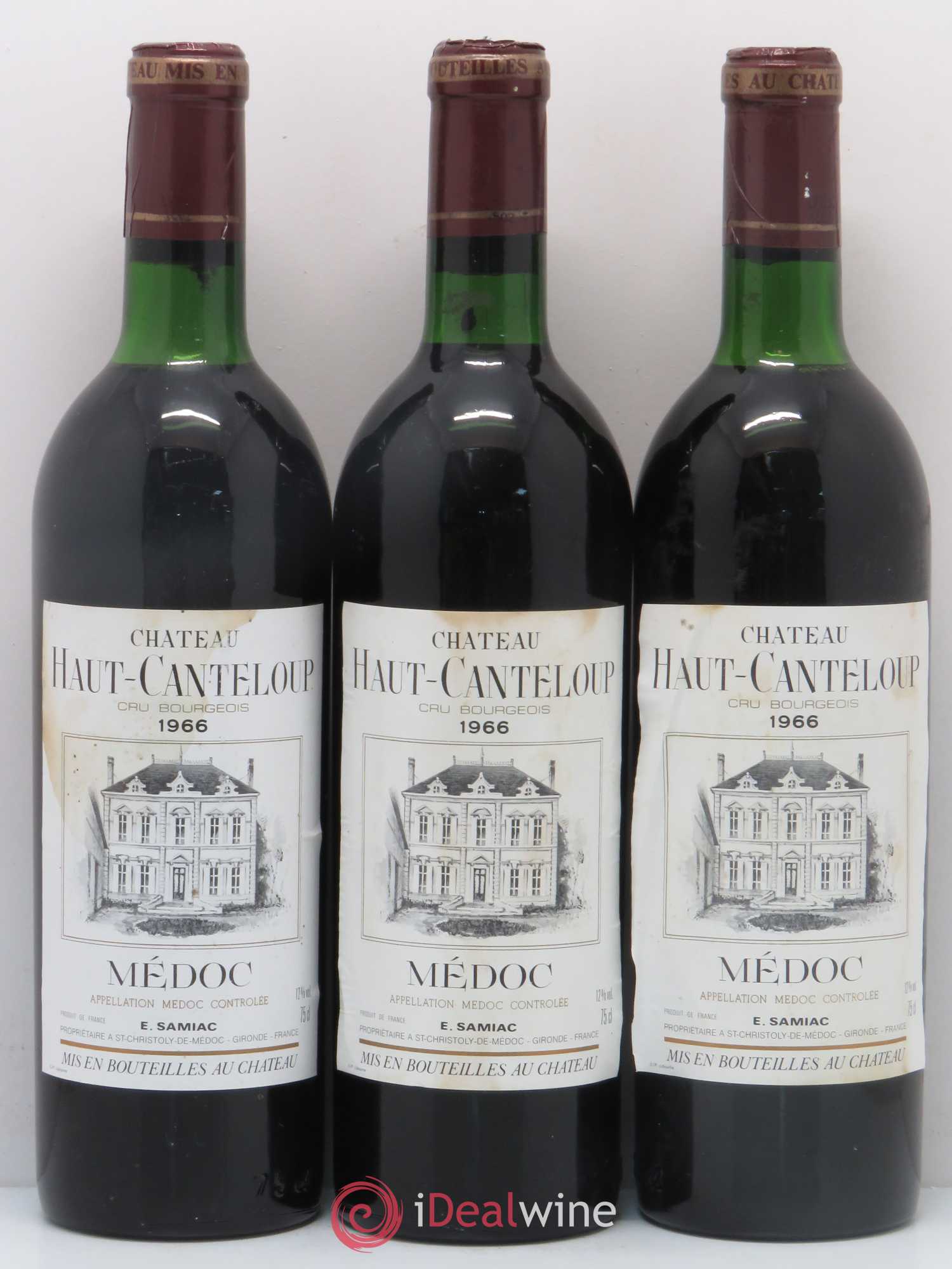 Château Haut Canteloup Cru Bourgeois 1966 - Lot de 6 bouteilles - 2