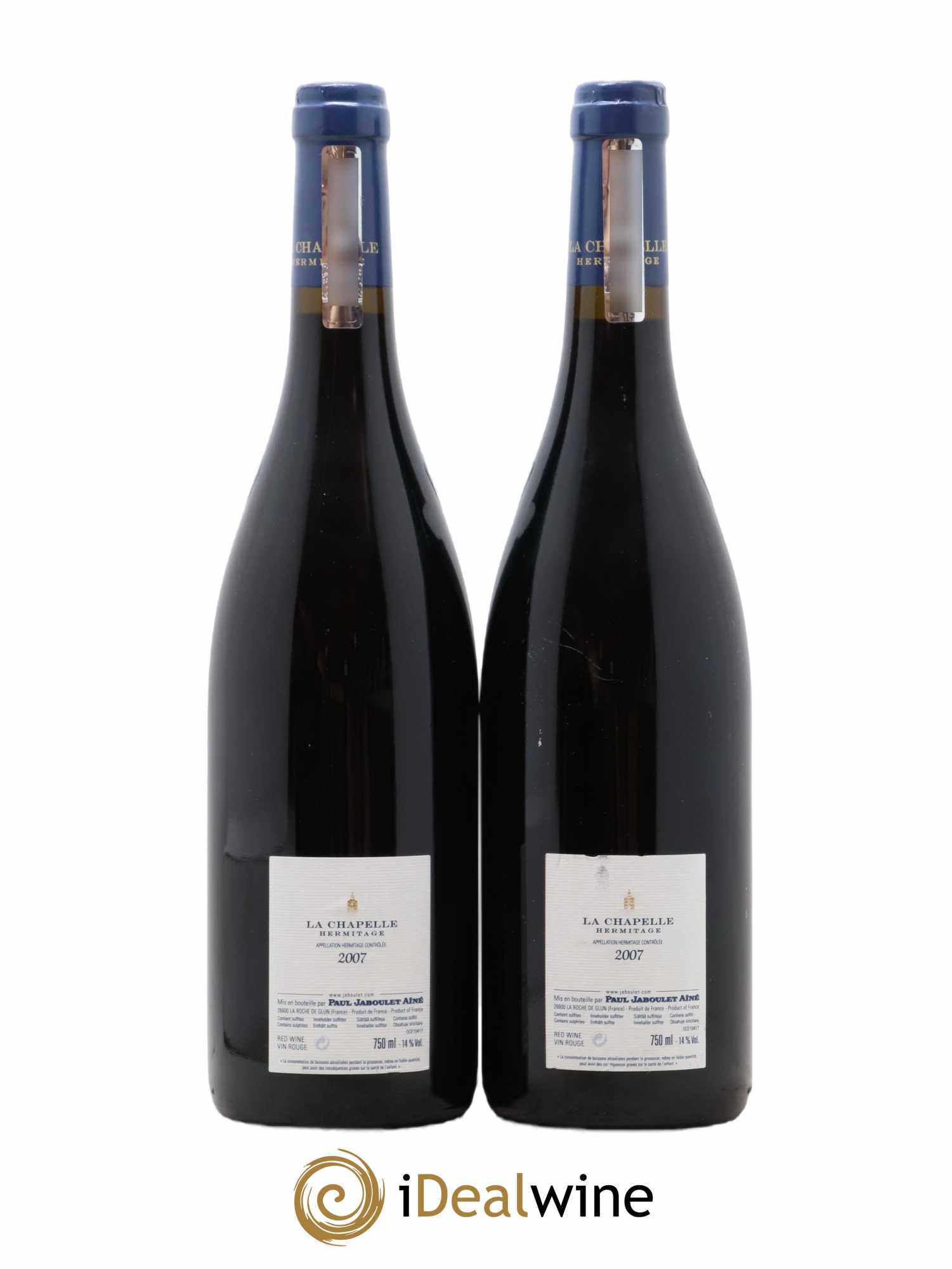 Hermitage La Chapelle Paul Jaboulet Ainé 2007 - Lot de 2 bouteilles - 1