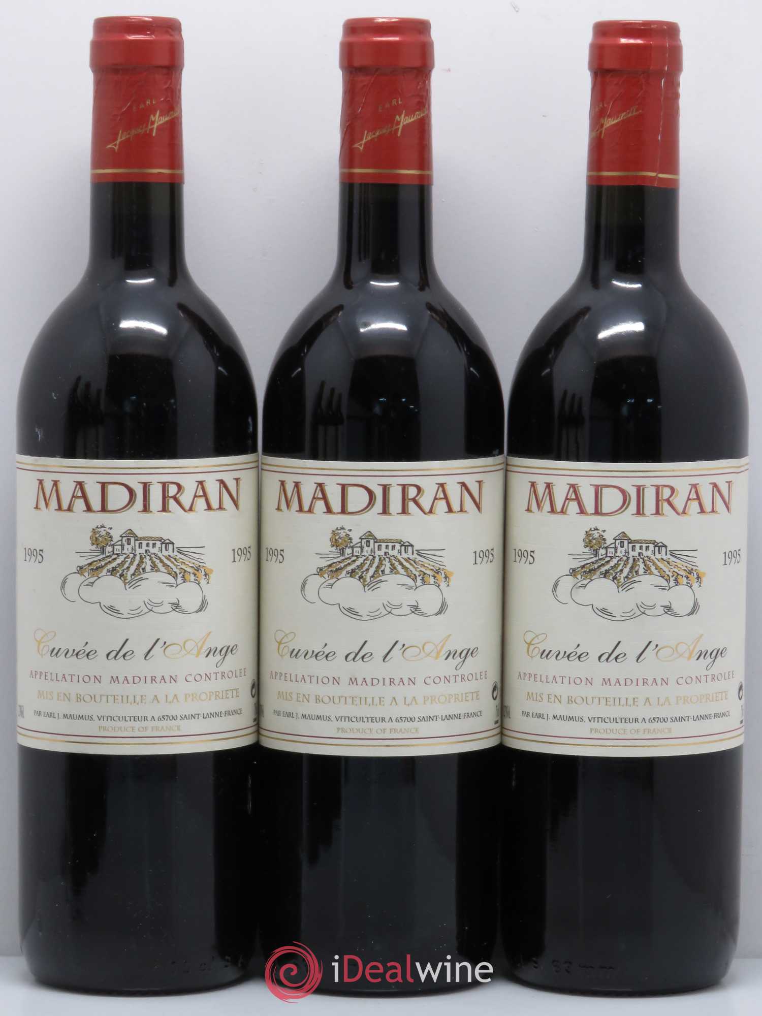 Madiran Cuvée de l'ange 1995 - Lot de 6 bouteilles - 1