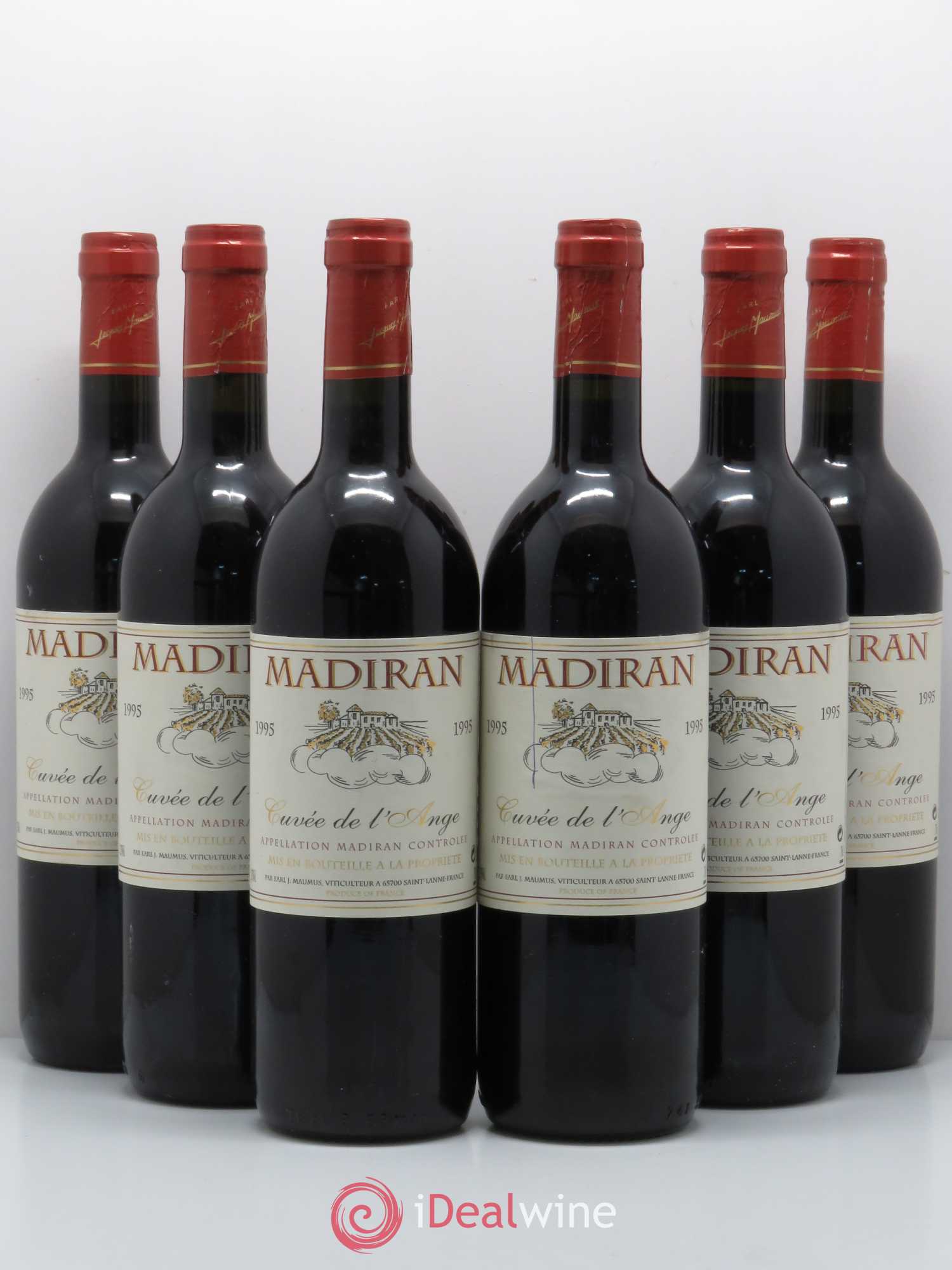 Madiran Cuvée de l'ange 1995 - Lot de 6 bouteilles - 0