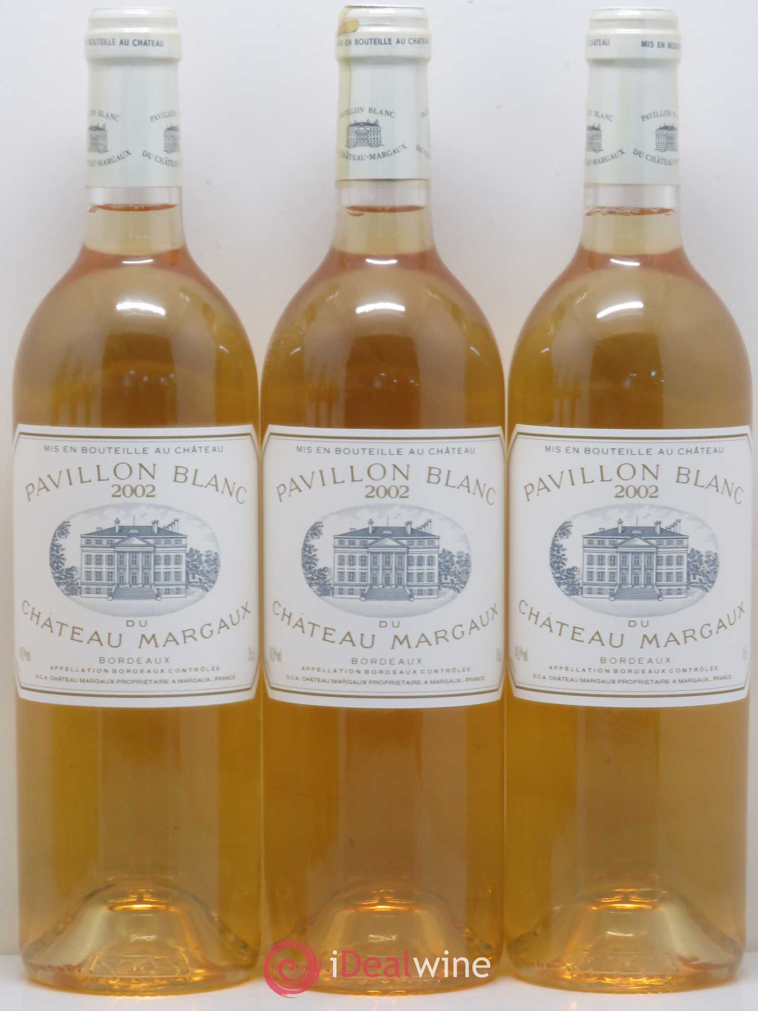 Pavillon Blanc du Château Margaux 2002 - Lot de 6 bouteilles - 1