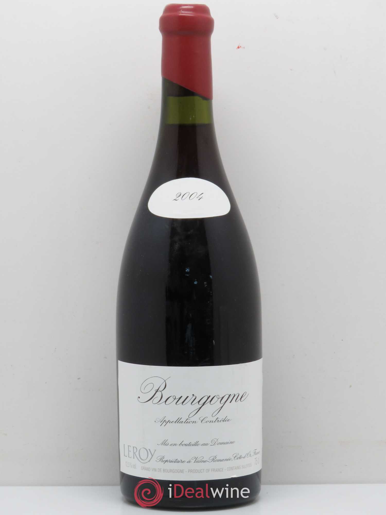 Bourgogne Leroy (Domaine) 2004 - Lot de 1 bouteille - 0