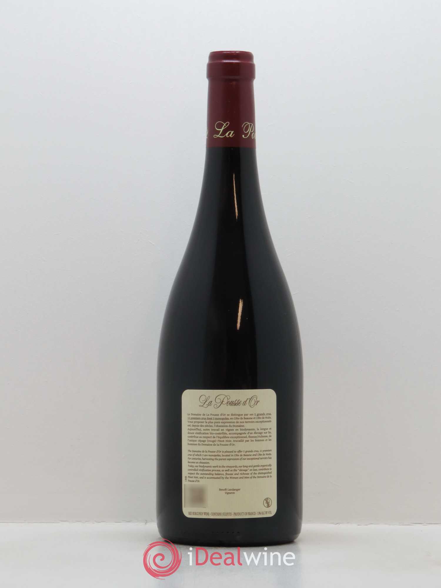 Volnay 1er Cru En Caillerets Cuvée Amphore La Pousse d'Or (Domaine de) 2016 - Lot de 1 bouteille - 1