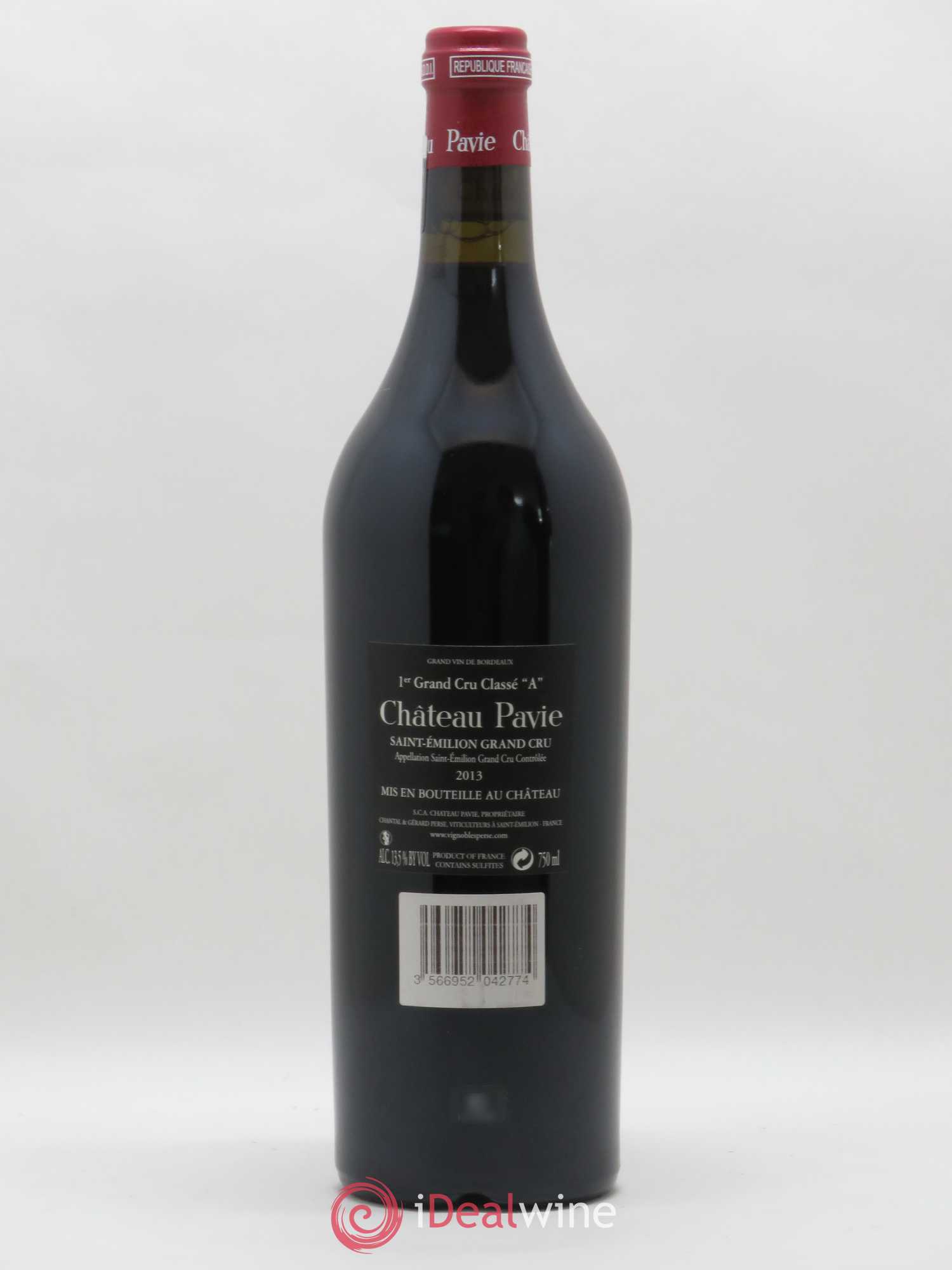 Château Pavie 1er Grand Cru Classé A 2013 - Lot de 1 bouteille - 1