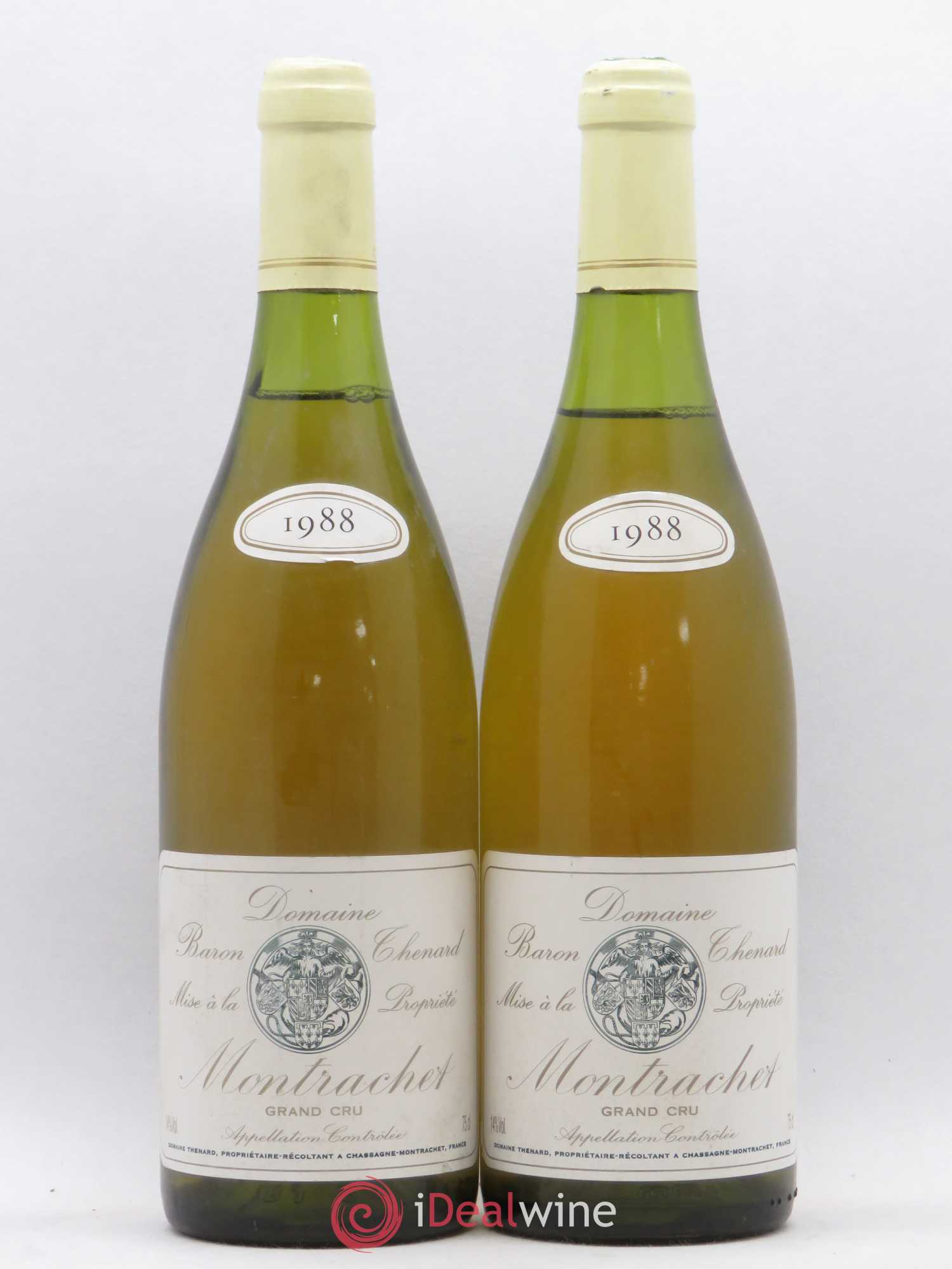 Montrachet Grand Cru Baron Thenard (Domaine) 1988 - Lot of 2 bottles - 0