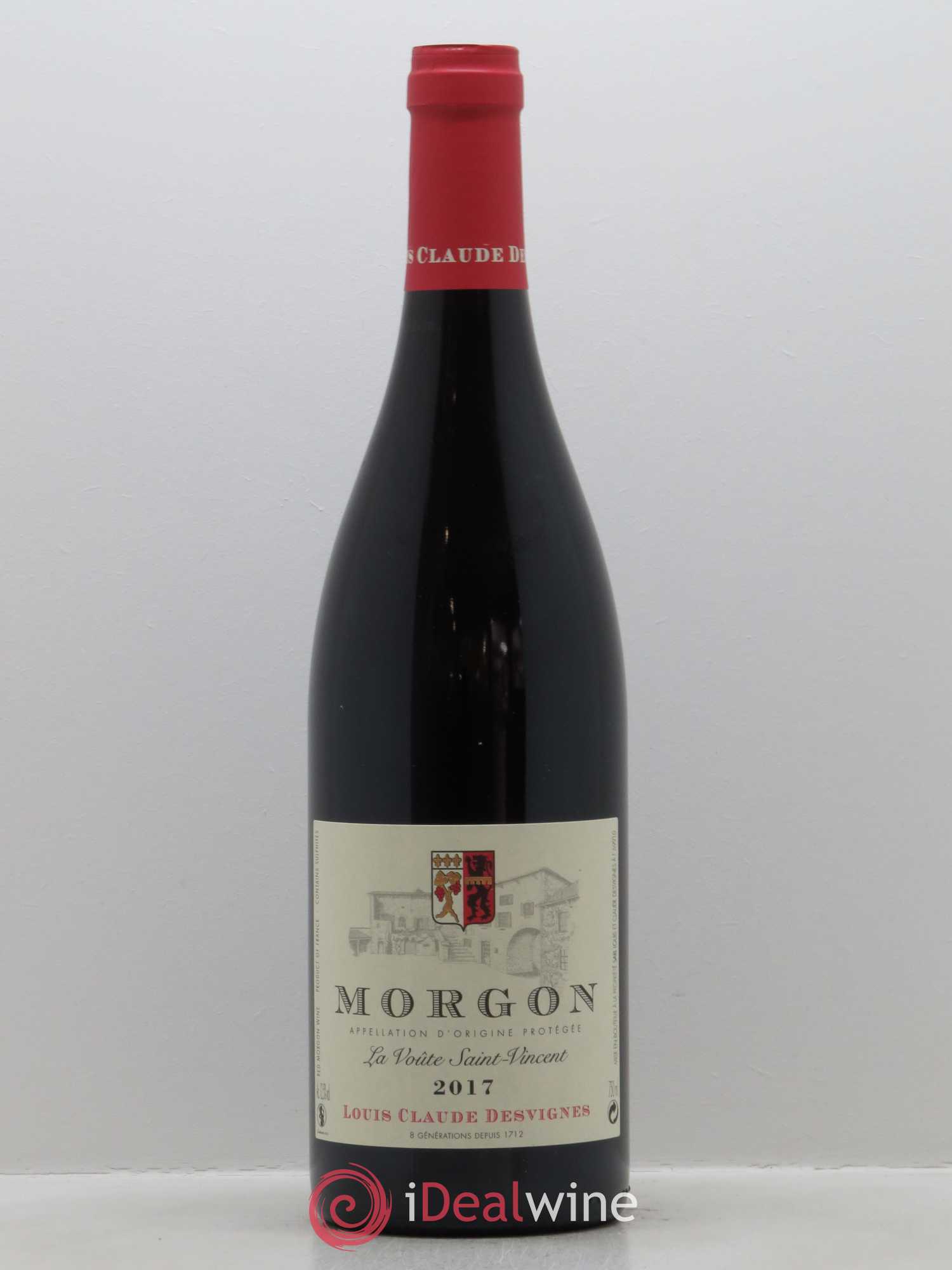 Morgon La Voûte Saint Vincent Louis-Claude Desvignes 2017 - Lot of 1 bottle - 0