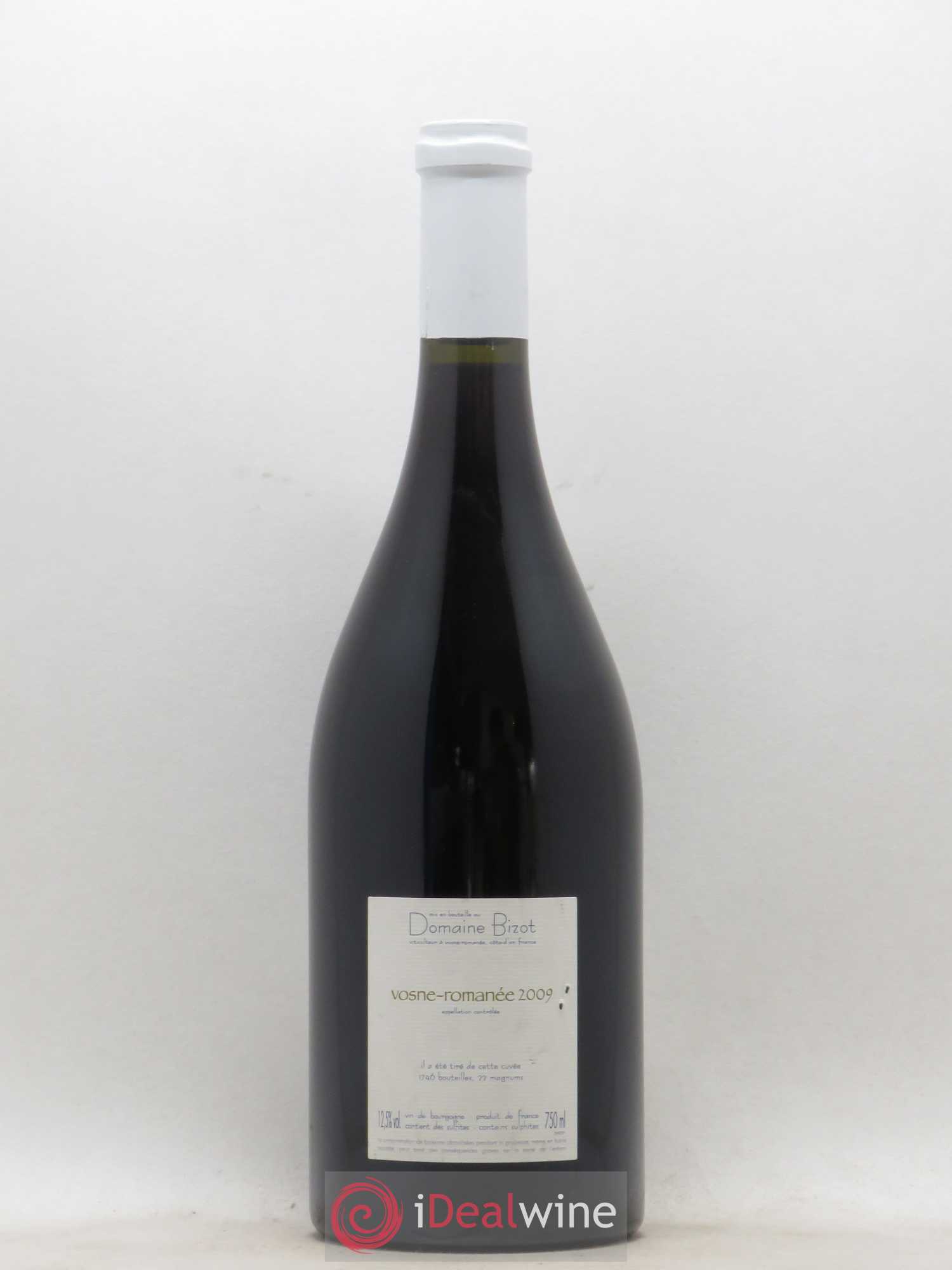 Vosne-Romanée Bizot (Domaine) 2009 - Lot de 1 bouteille - 1