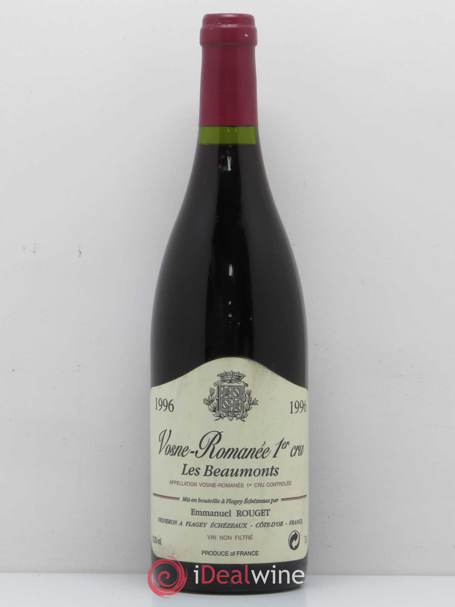 Vosne-Romanée 1er Cru Les Beaumonts Emmanuel Rouget 1996 - Lot de 1 bouteille - 0