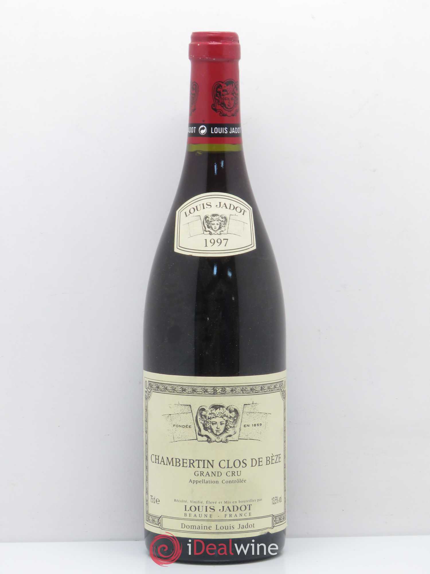 Chambertin Clos de Bèze Grand Cru Domaine Louis Jadot 1997 - Lot de 1 bouteille - 0