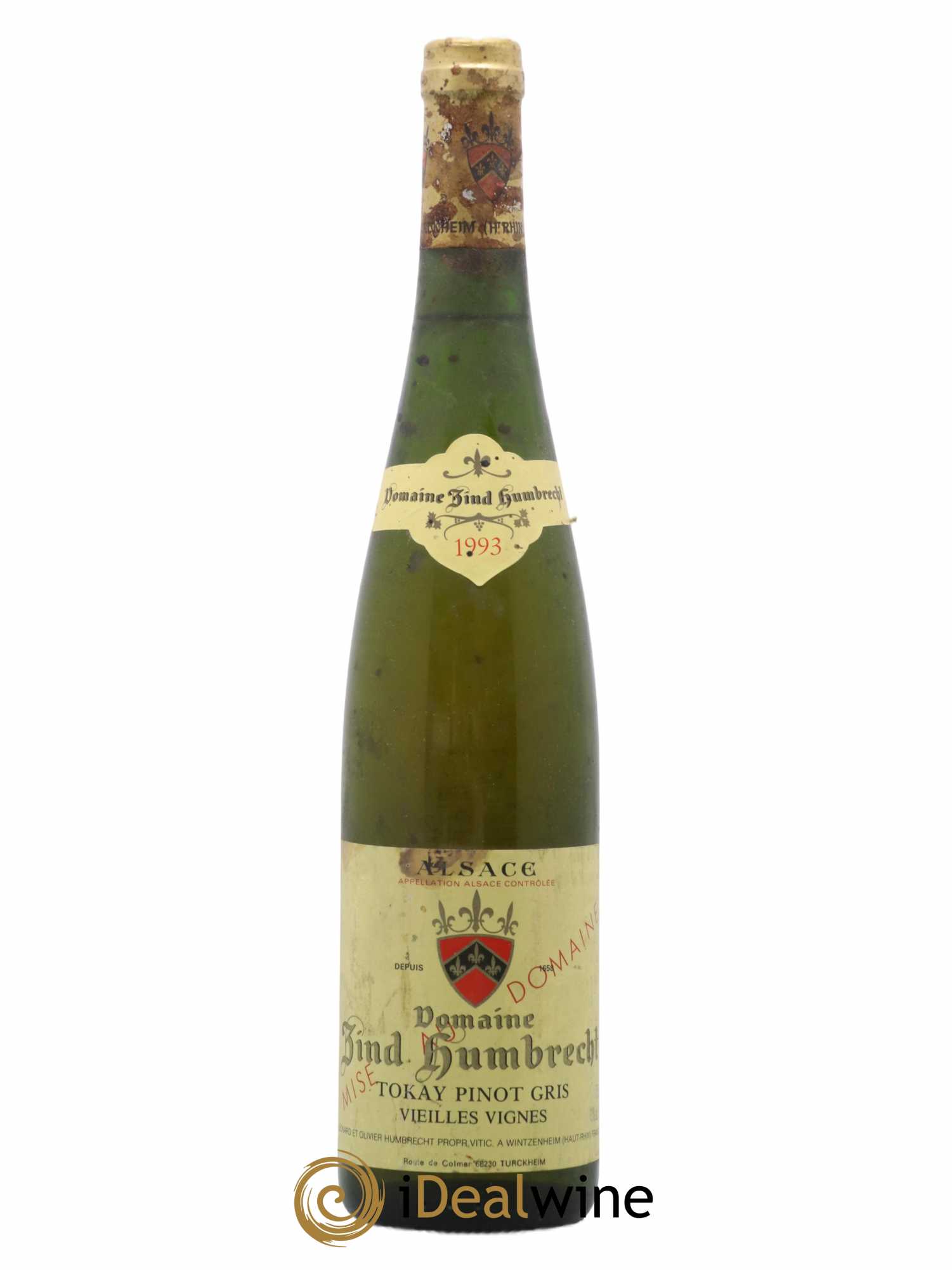 Alsace Pinot Gris (anciennement Tokay) Zind-Humbrecht (Domaine) Vieilles Vignes 1993 - Lot de 1 bouteille - 0