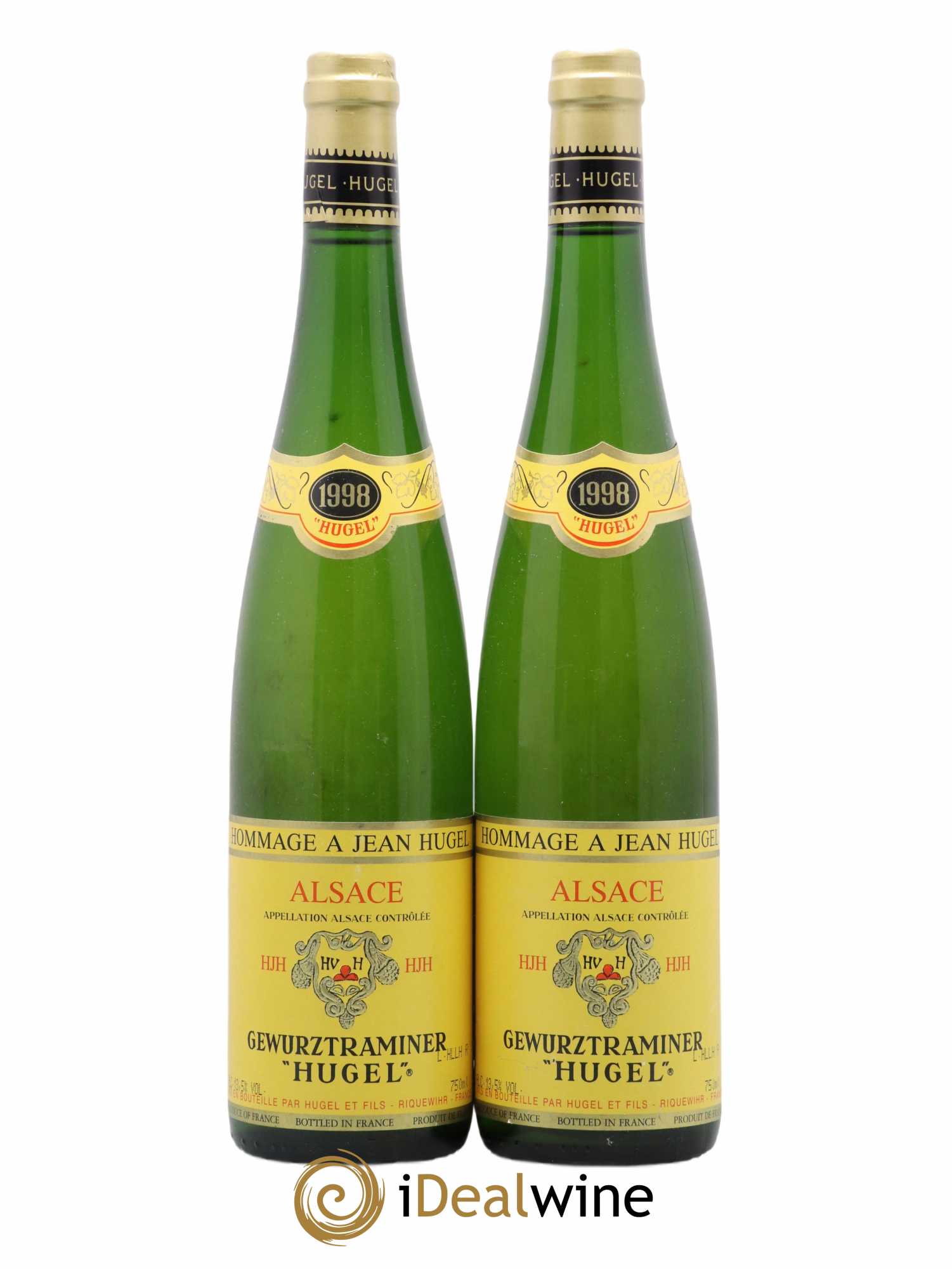 Gewurztraminer Hugel Hommage À Jean Hugel 1998 - Lot de 2 bouteilles - 0