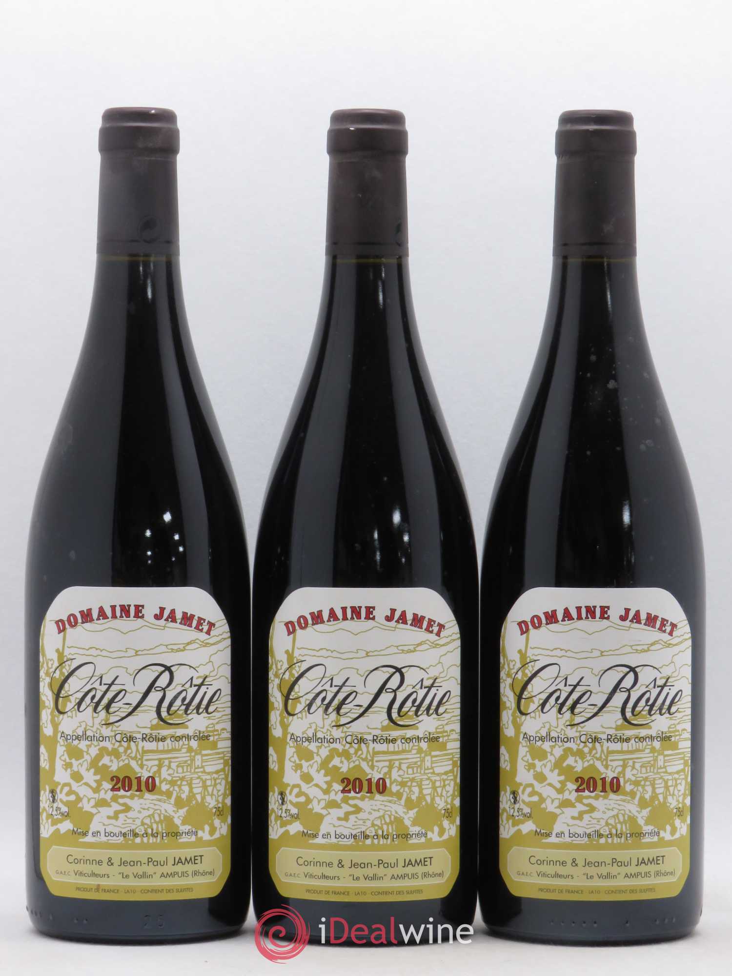 Côte-Rôtie Jamet (Domaine) 2010 - Lot de 3 bouteilles - 0