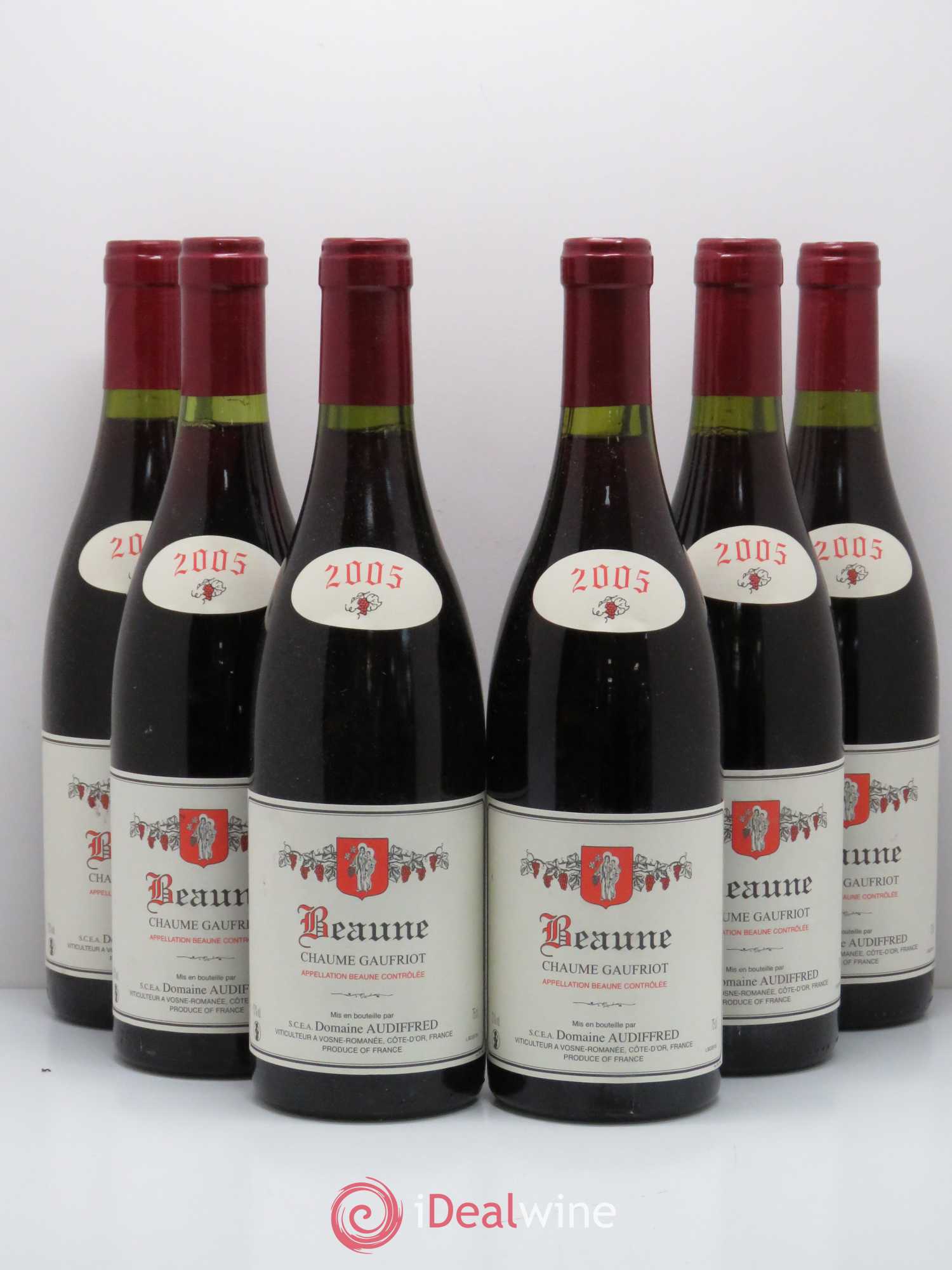 Beaune Chaume Gaufriot domaine Audiffred 2005 - Lot de 6 bouteilles - 0