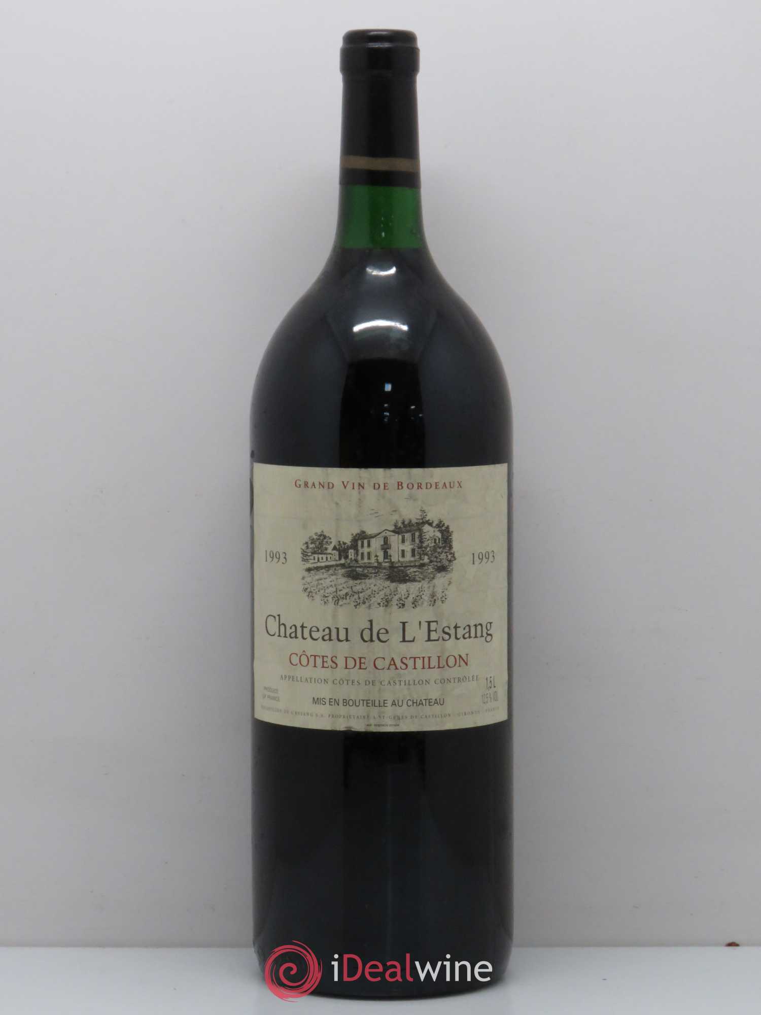 Castillon-Côtes-de-Bordeaux (Côtes-de-Castillon) Château de l'Estang 1993 - Lot of 1 magnum - 0