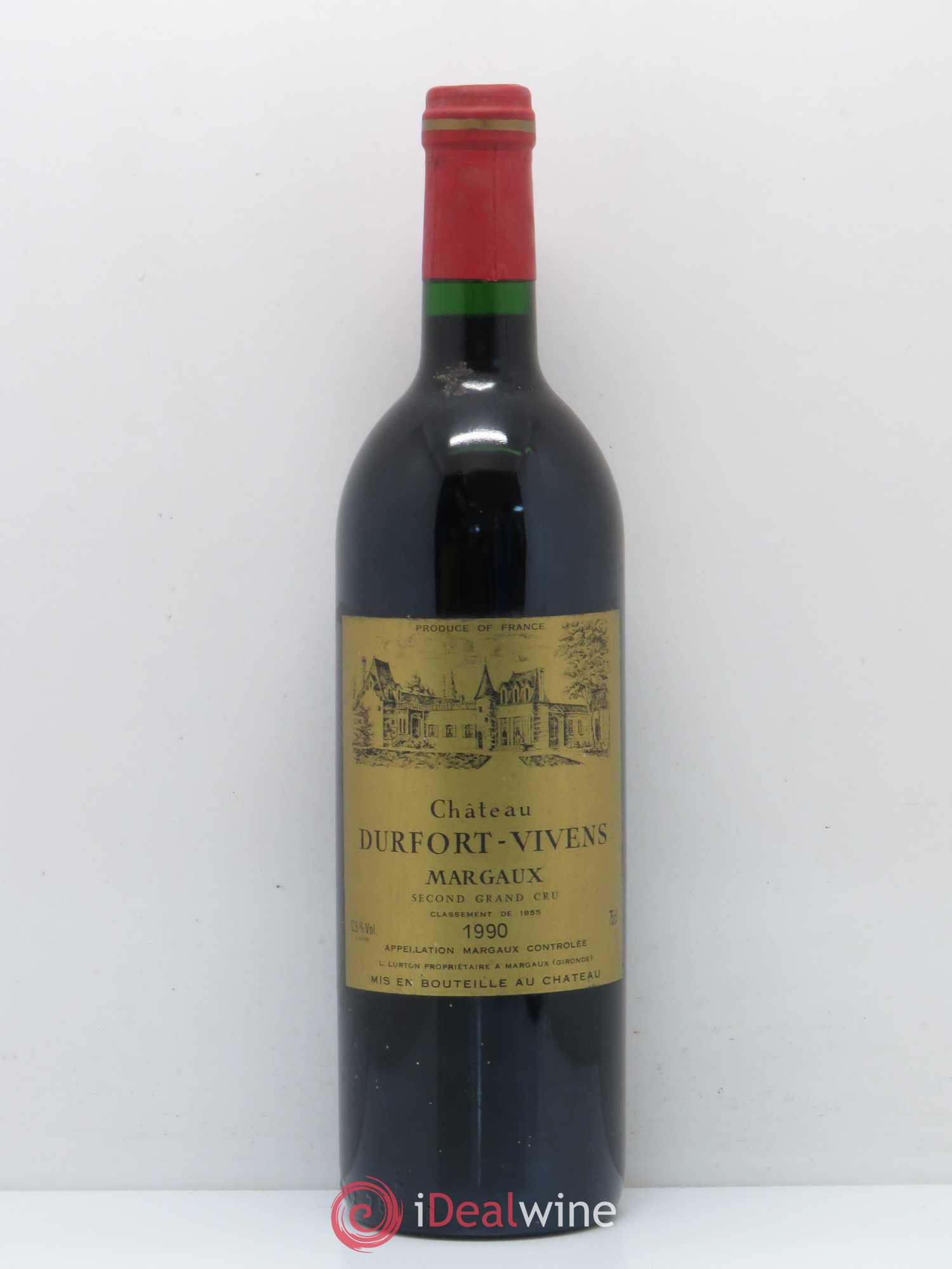 Château Durfort Vivens 2ème Grand Cru Classé 1990 - Lot of 1 bottle - 0